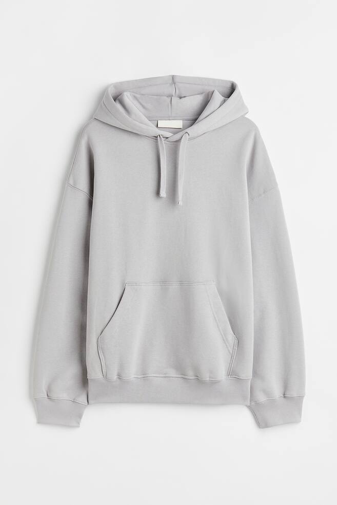 Oversized Fit Cotton hoodie - Grey/Light grey marl/Black/Beige/dc/dc/dc/dc/dc/dc/dc/dc/dc - 1