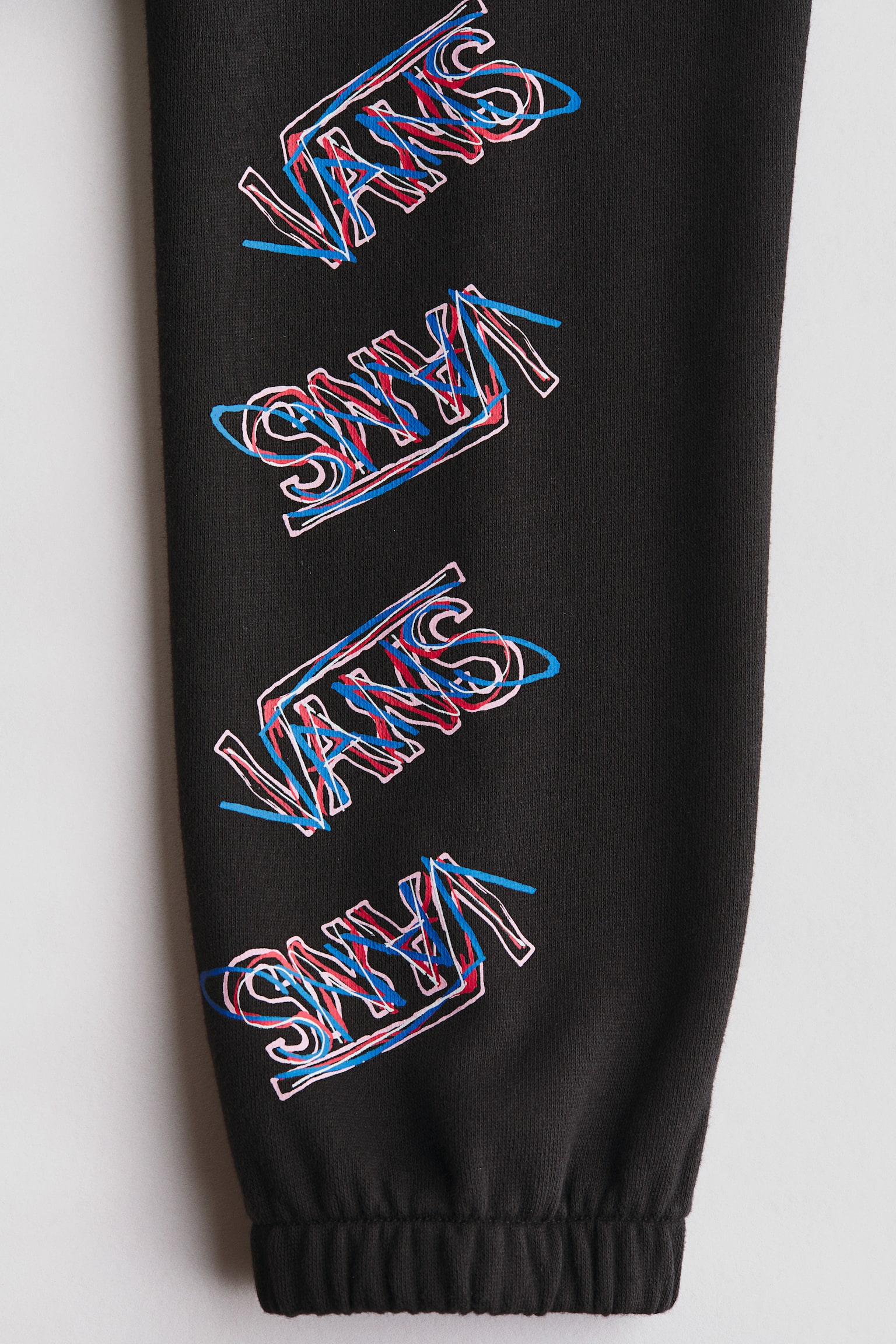 Scribbled Past Fleece - Black - 3