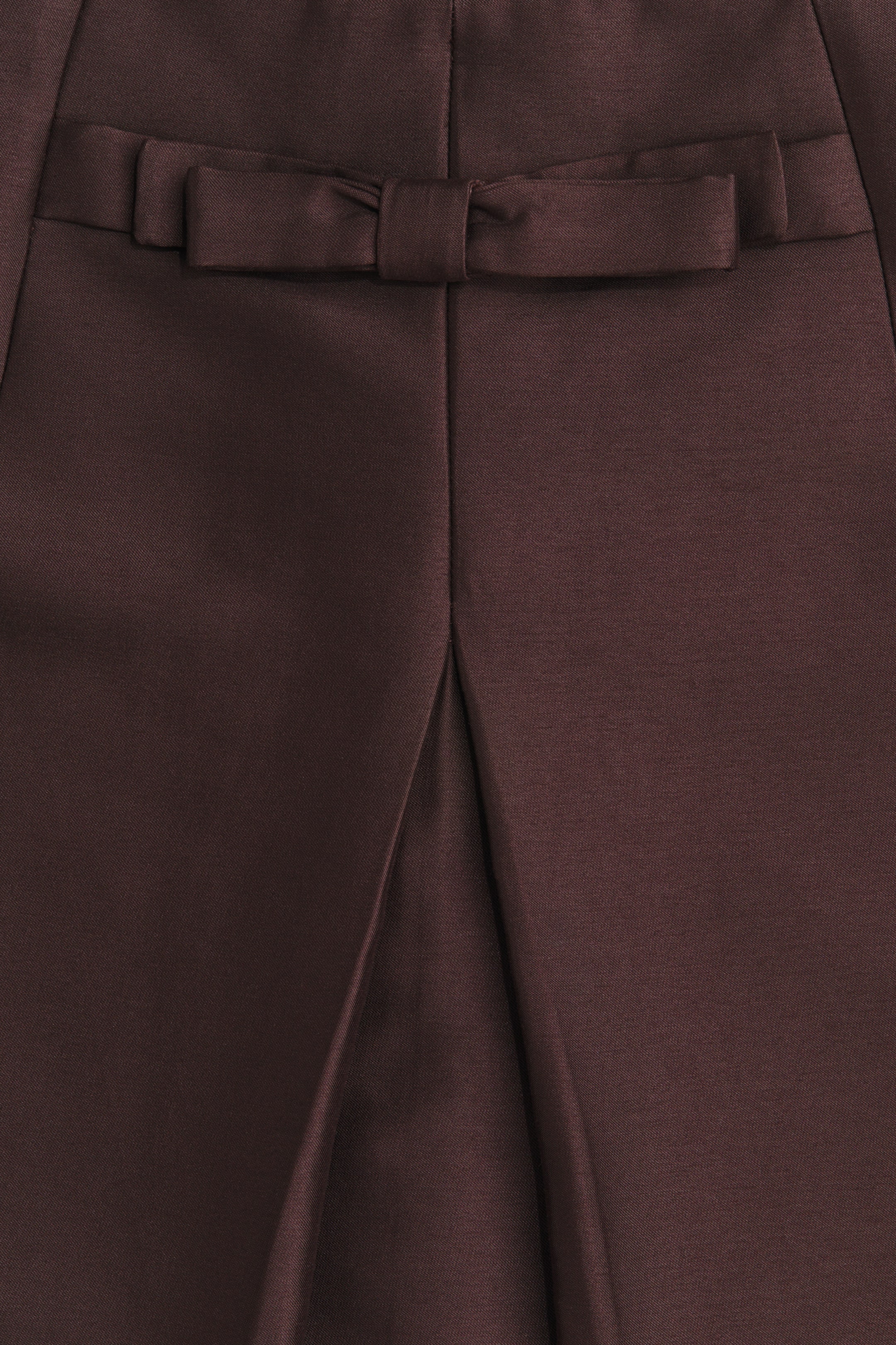 Nagyobb kép megtekintése: Miniszoknya masnis előrésszel - Sötétbarna - NŐI | H&M HU 6