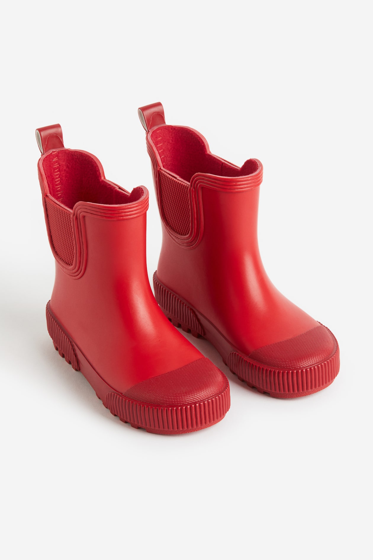 Botas De Agua Mujer H&m Botas De Agua Con Forro Polar Rojo