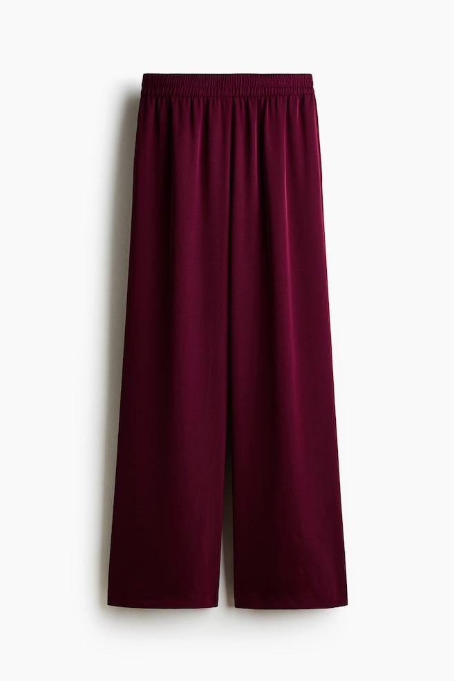 Pull-On Pants - Dark red - 1