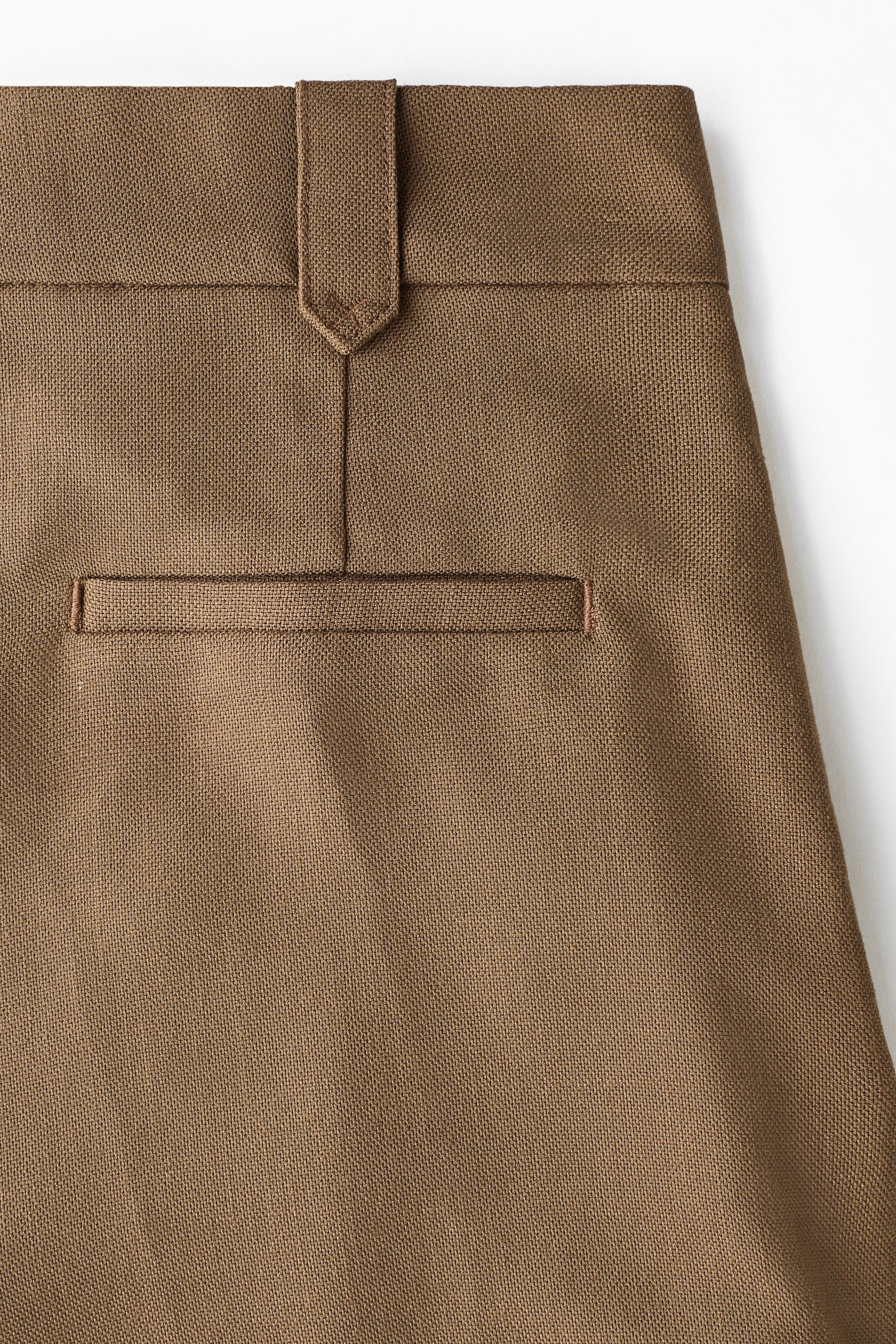 Pleat-Front Shorts