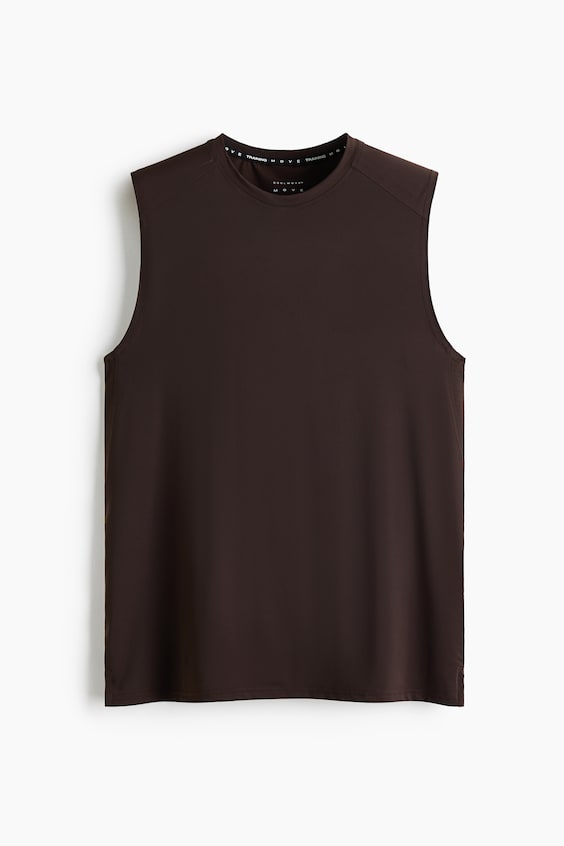 Мужские топы H&M Muscle Fit Sports Tank Top with CoolMove™