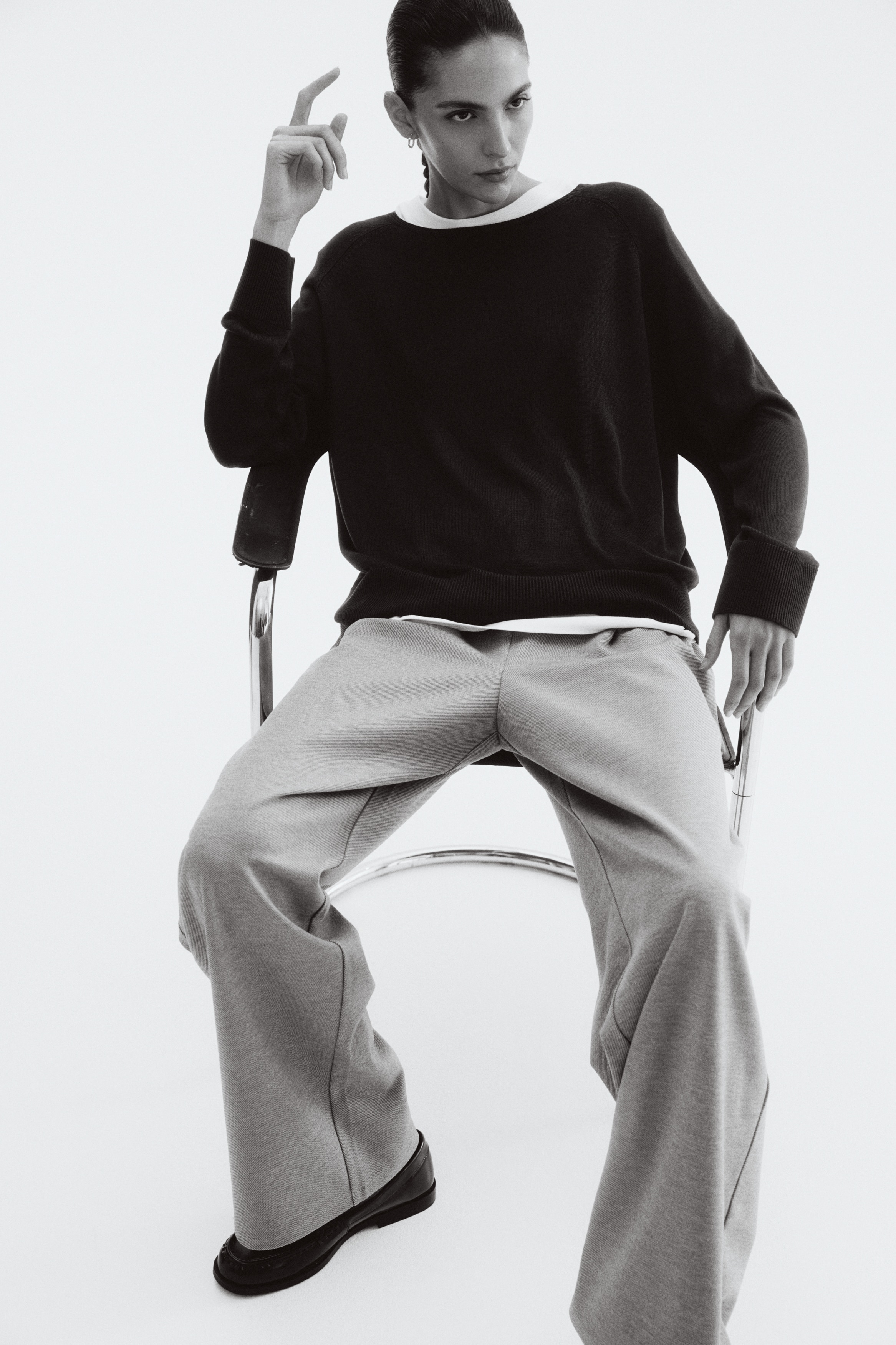 Wide trousers