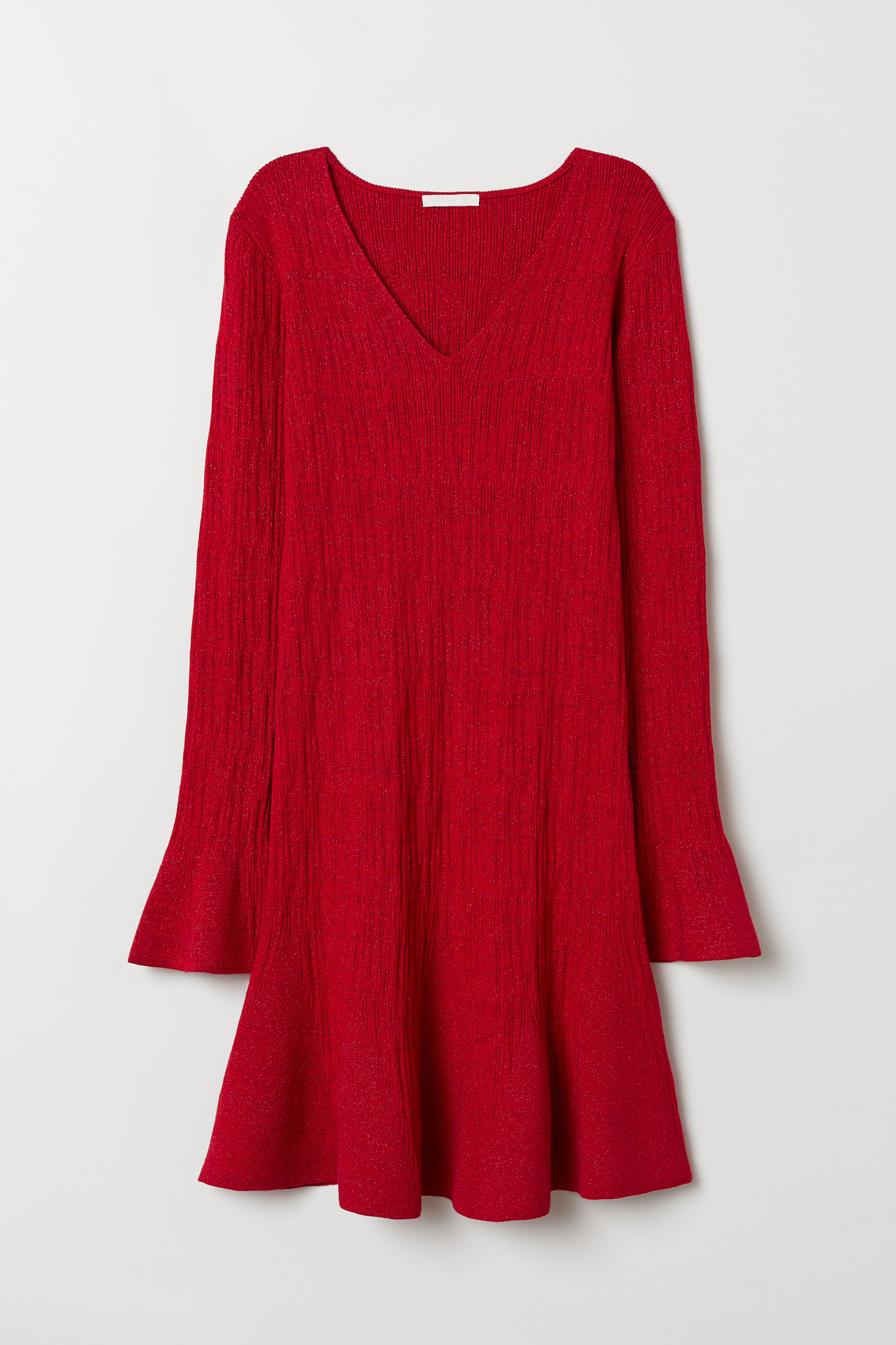 H&m red sparkly dress best sale