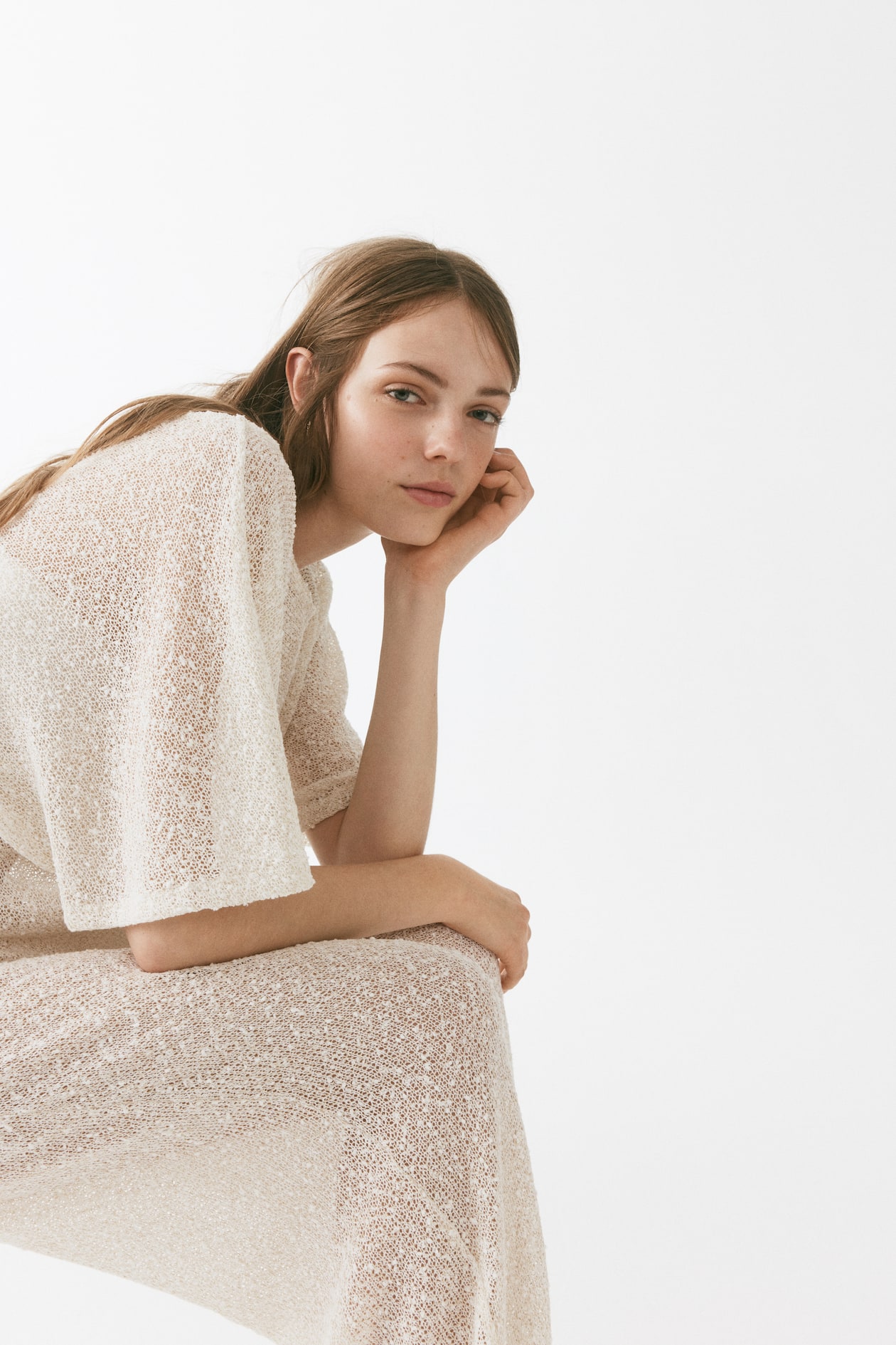 Glittery Knit Top - image 5