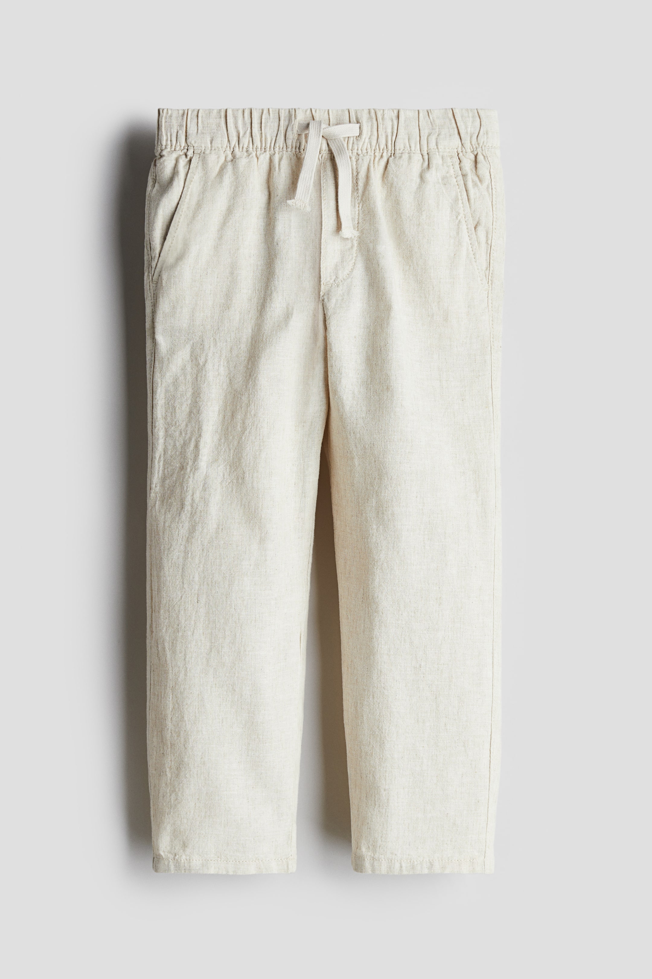 Linen-Blend Pants