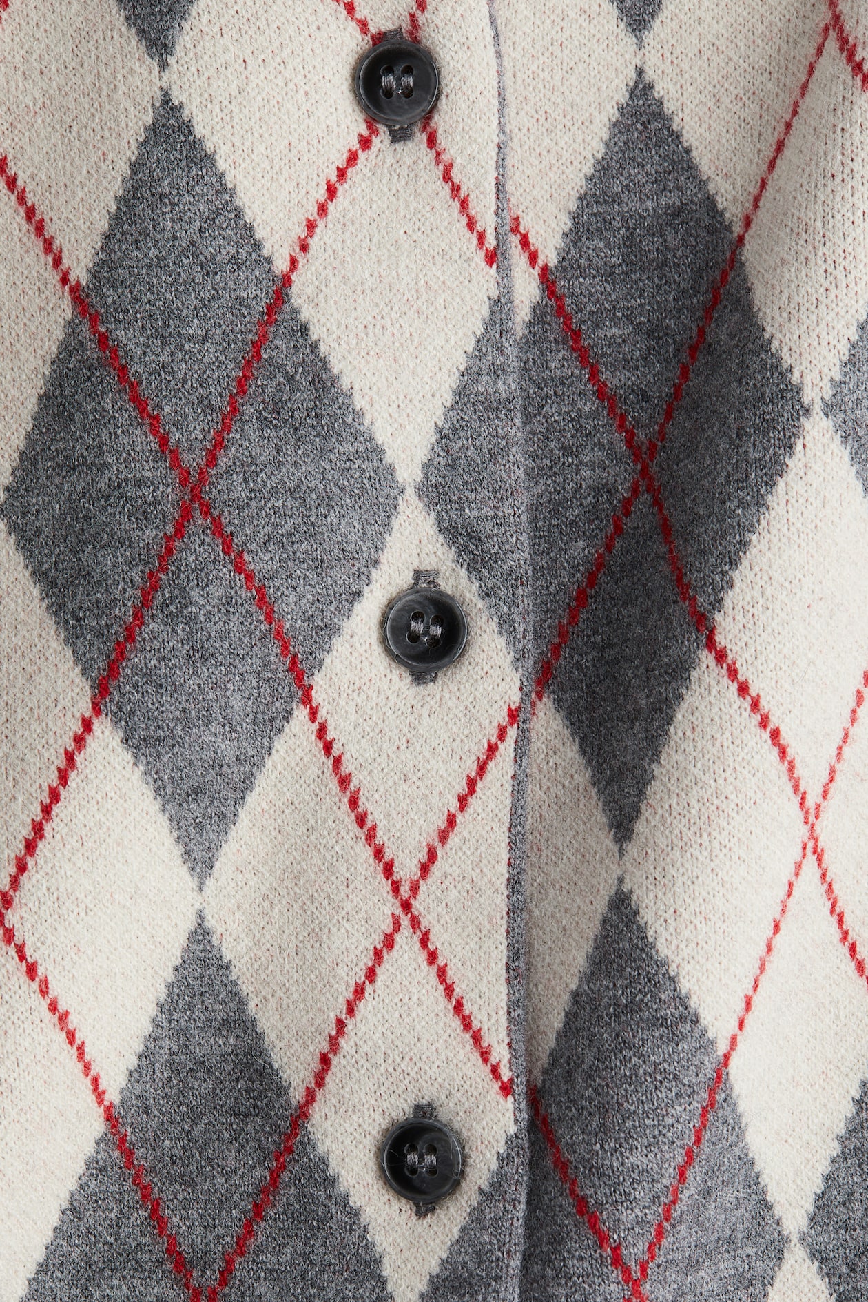 Jacquard-Knit Cardigan - image 5