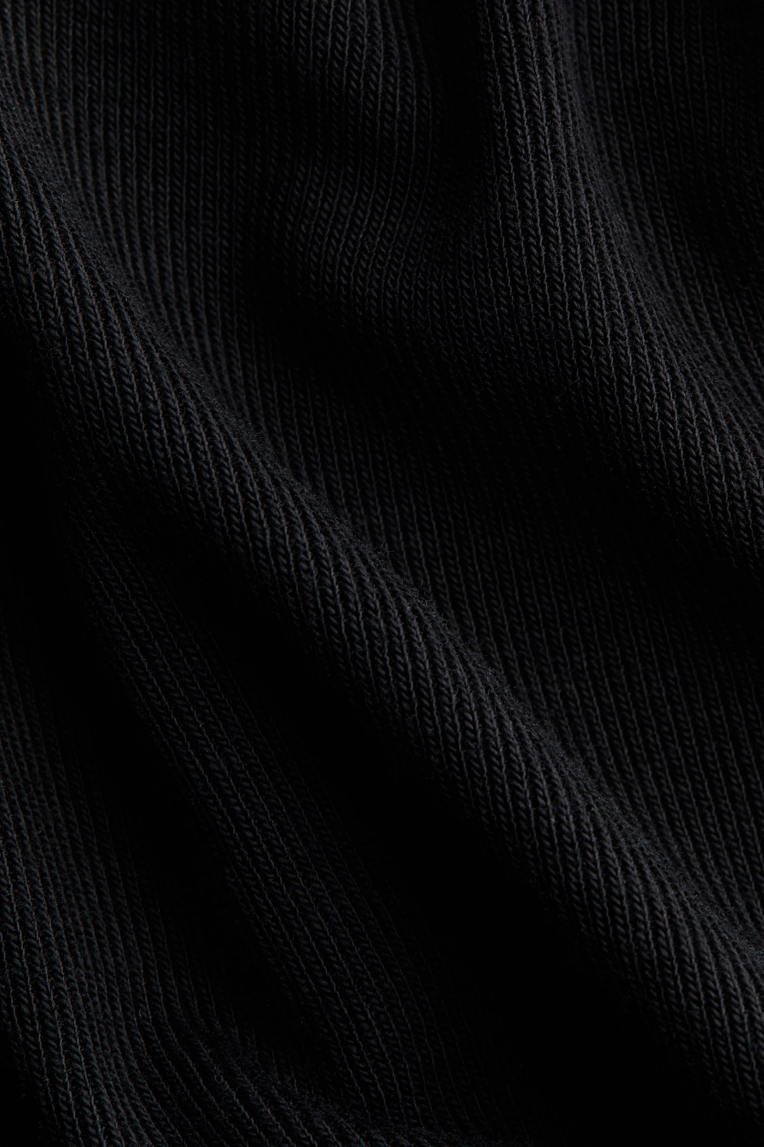 Женский топ H&M Ribbed turtleneck, цвет: Чёрный — фото 5