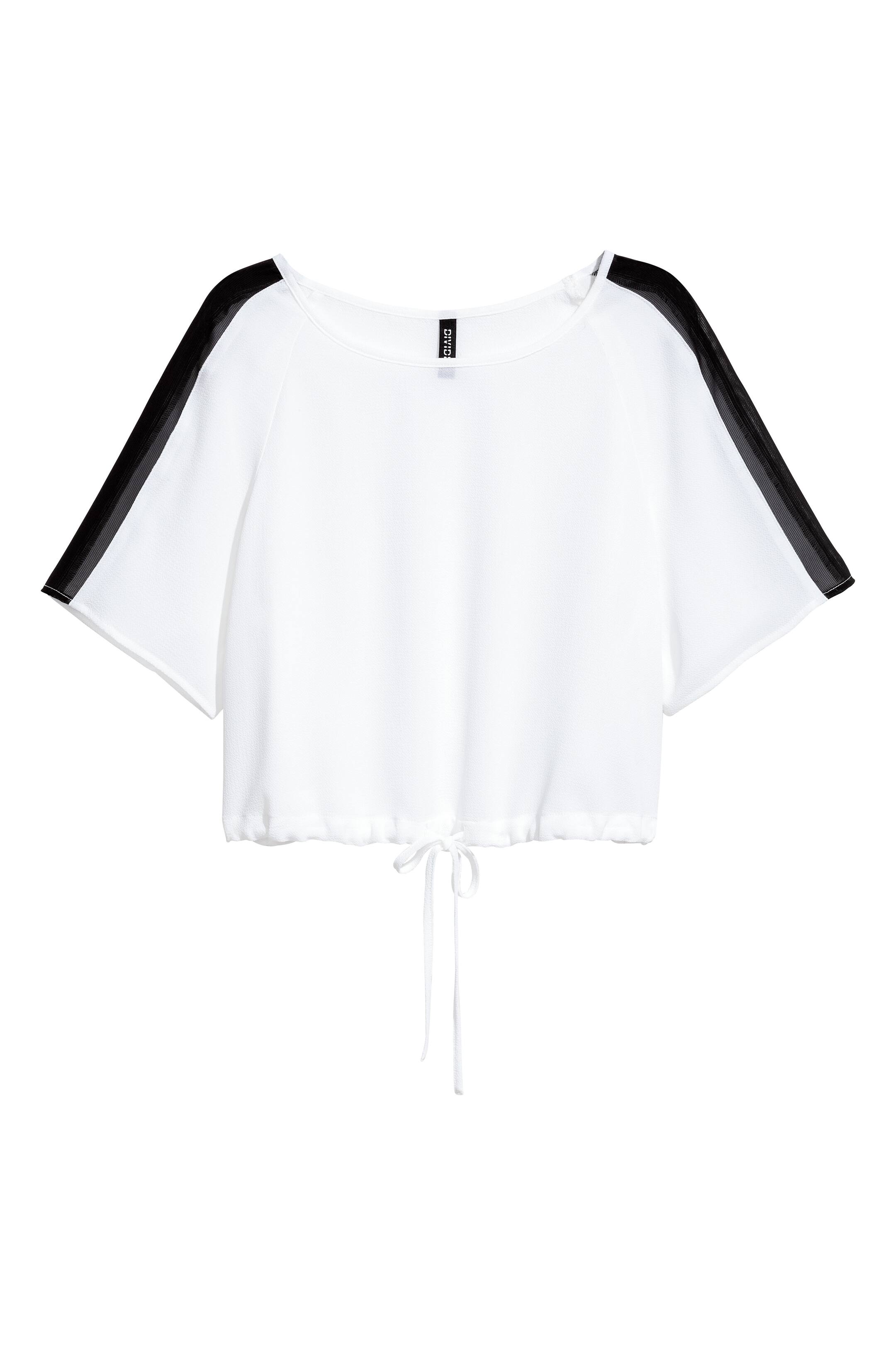 View larger image: Cropped top - White - Ladies | H&M GB 1