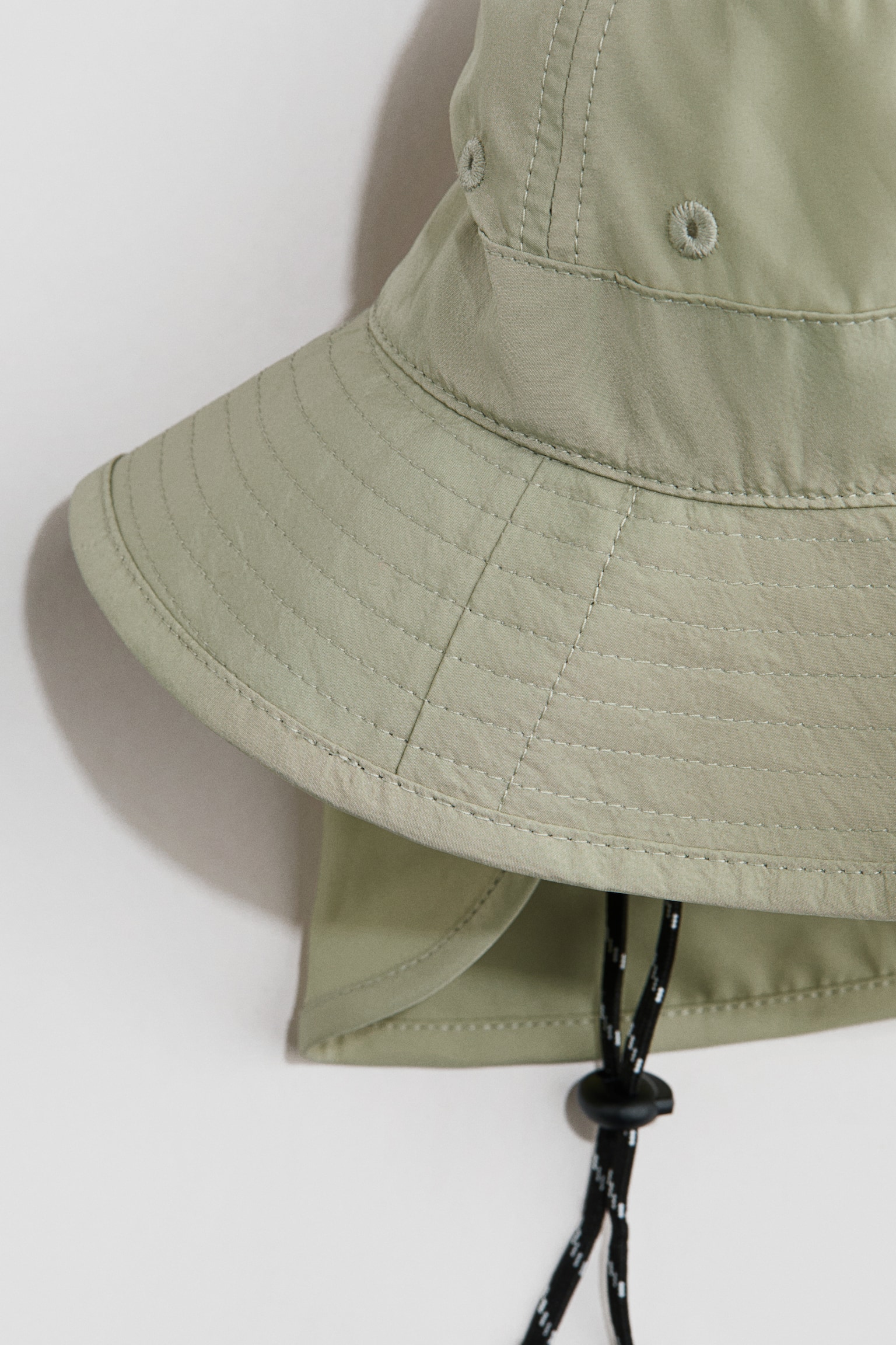 UPF 50 sun hat - Light khaki green/Light pink - 2