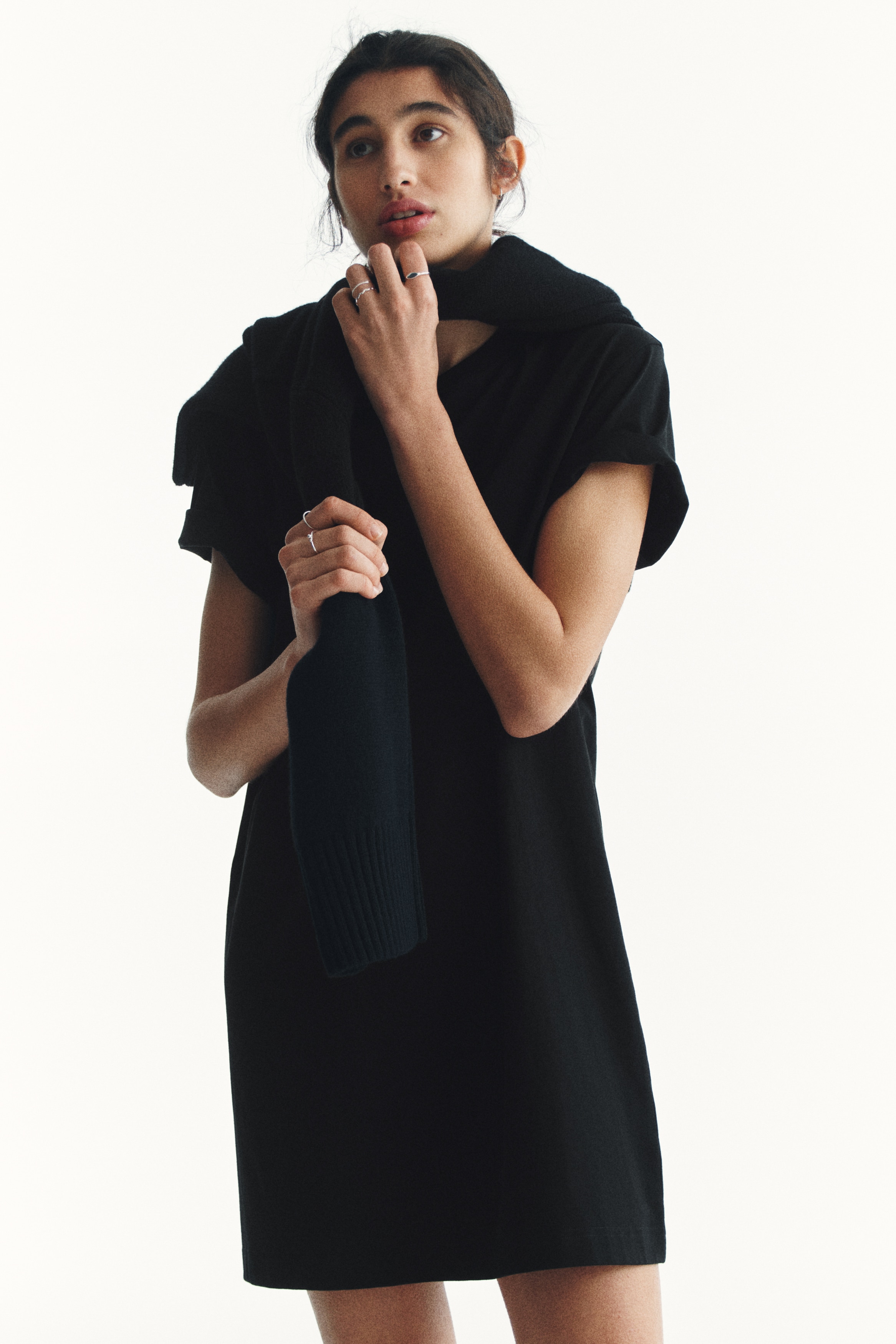Women's Black T-Shirt Dress | H&M US