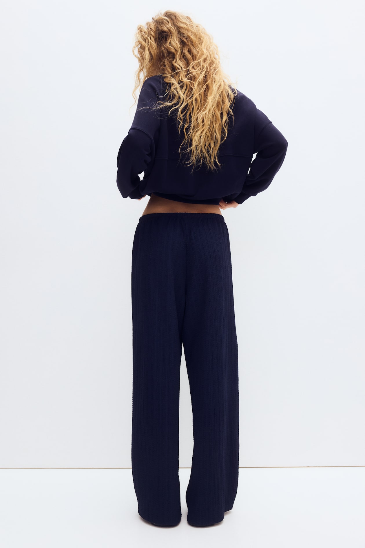 Textured Jersey Drawstring Pants - image 2