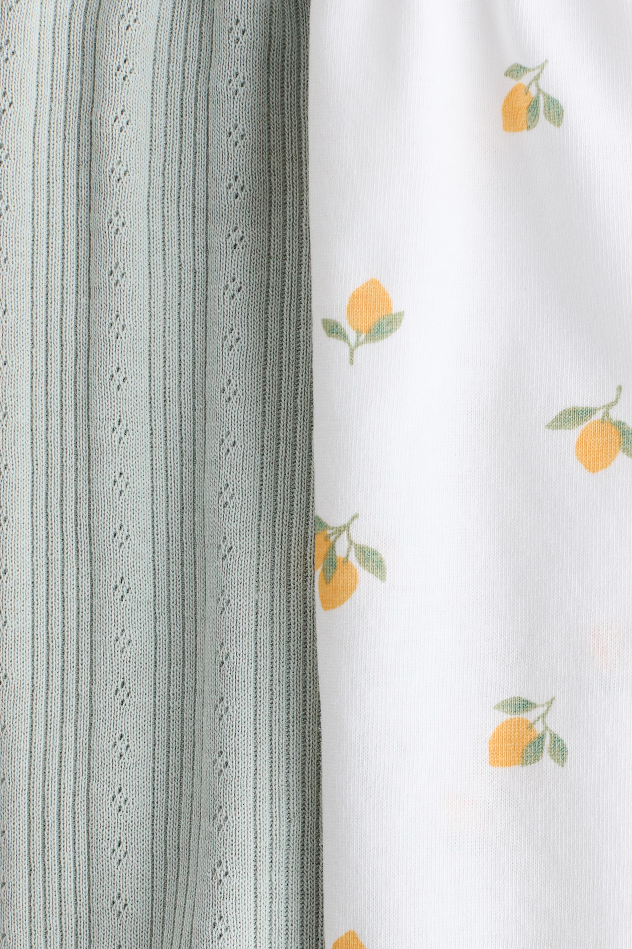 Lot de 2 barboteuses en coton