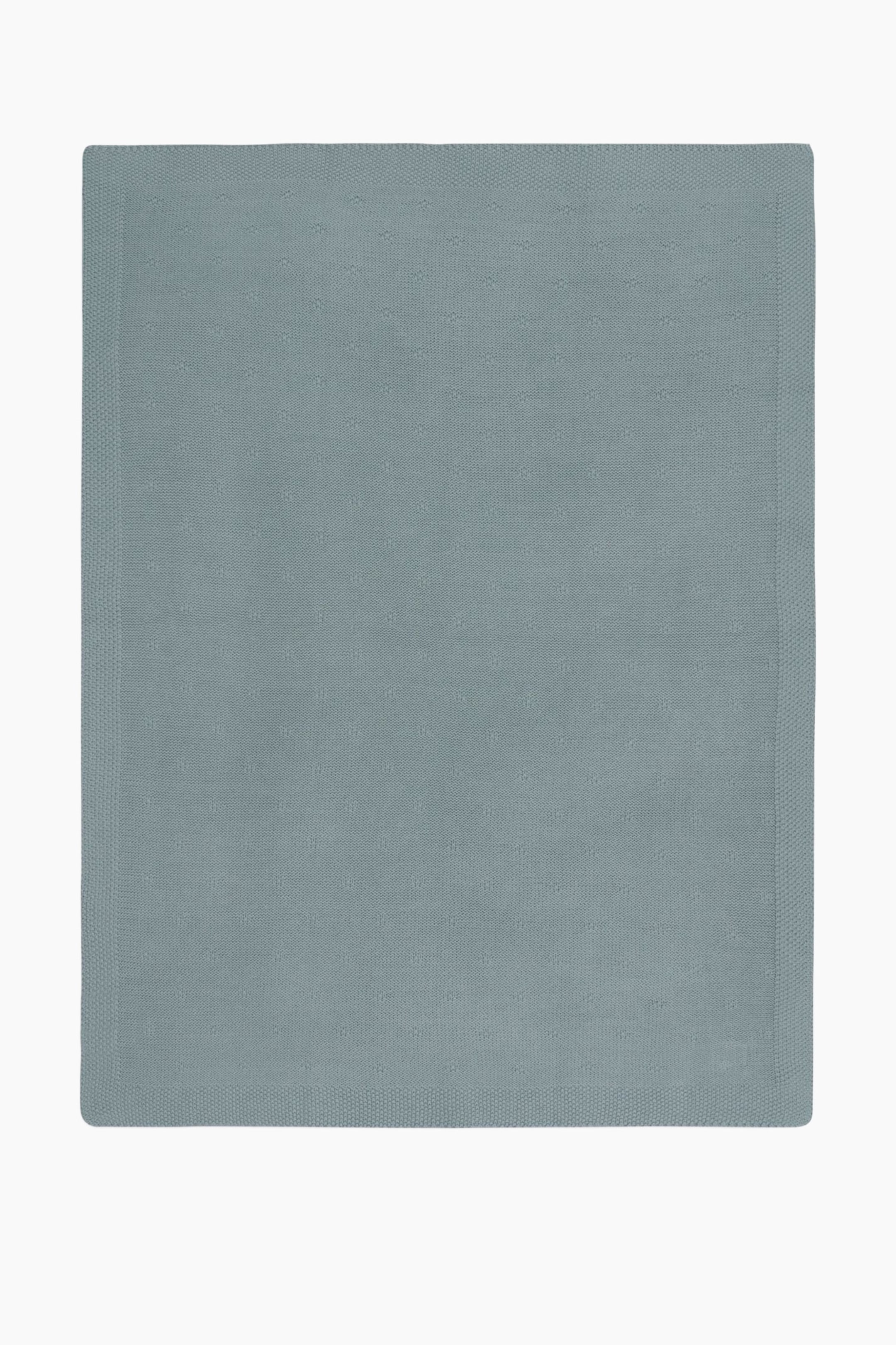 View larger image: Blanket 100x150 - Cosy Knit - Sea Green - Jollein - Home All | H&M GB 3