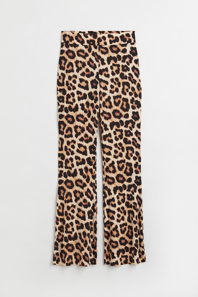 H&M - Ribbed flared trousers