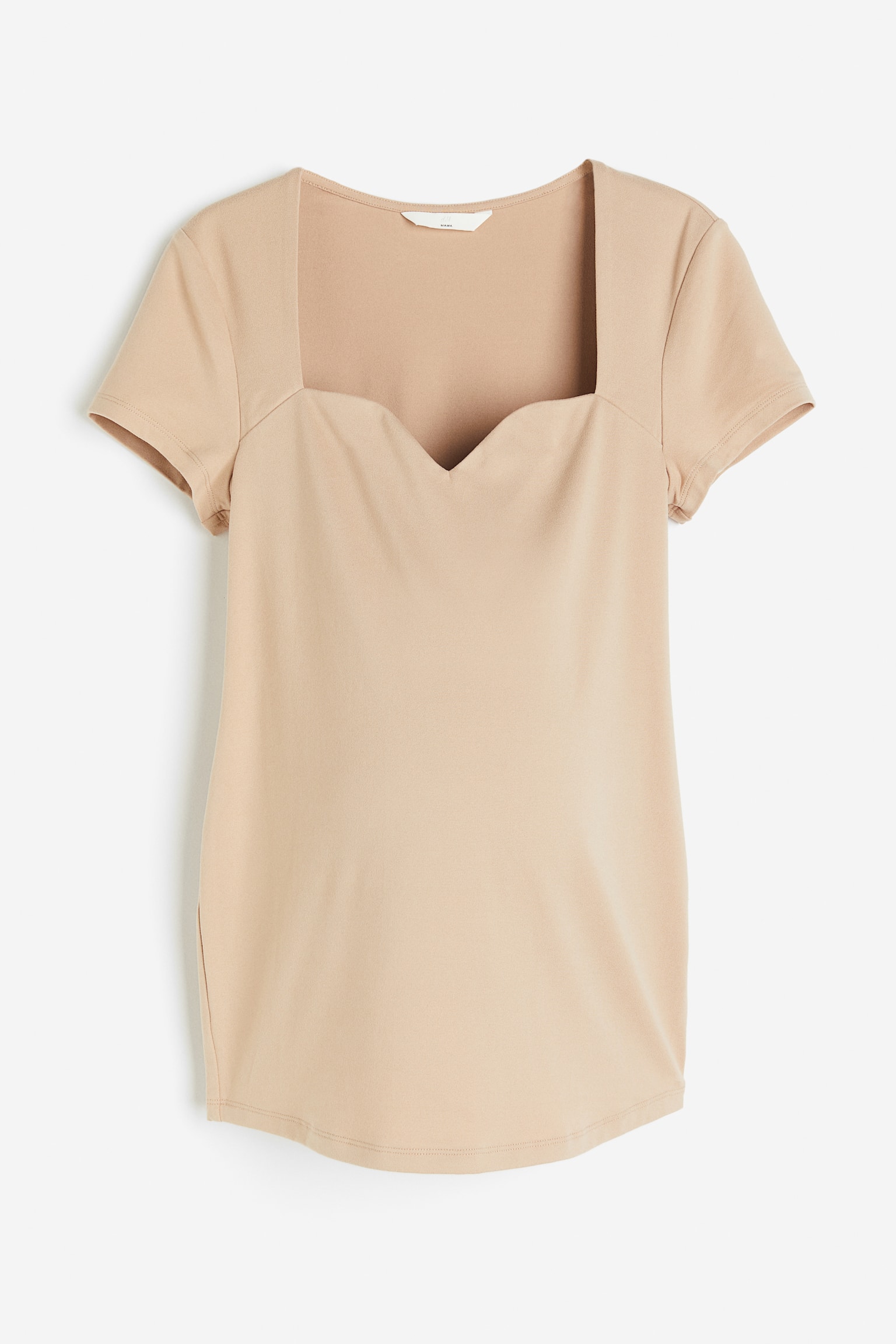 MAMA Jersey top - Beige/Cream - 1