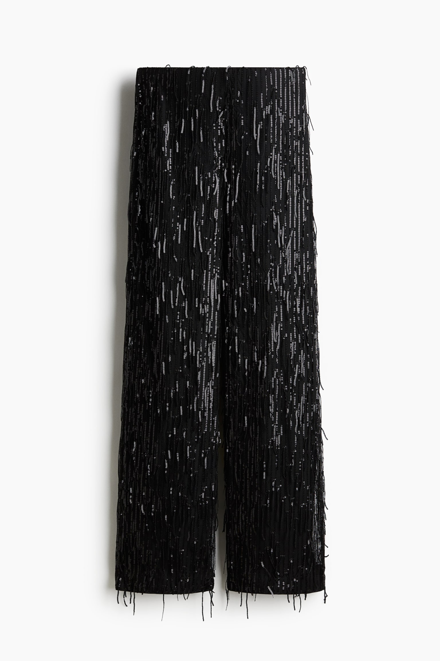 Sequined trousers - Black - 2