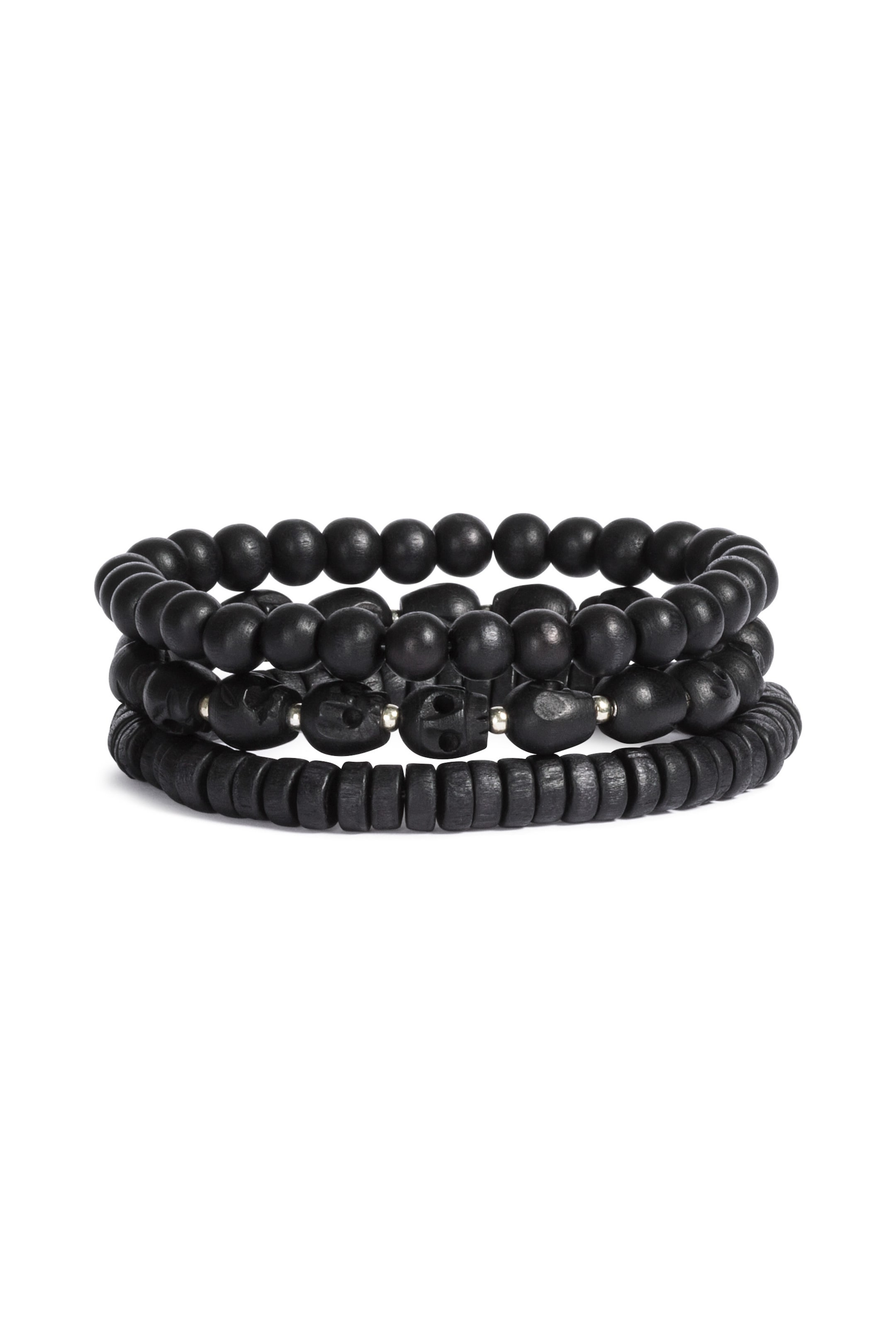 View larger image: Lot de 3 bracelets - Black - Men | H&M CA 1