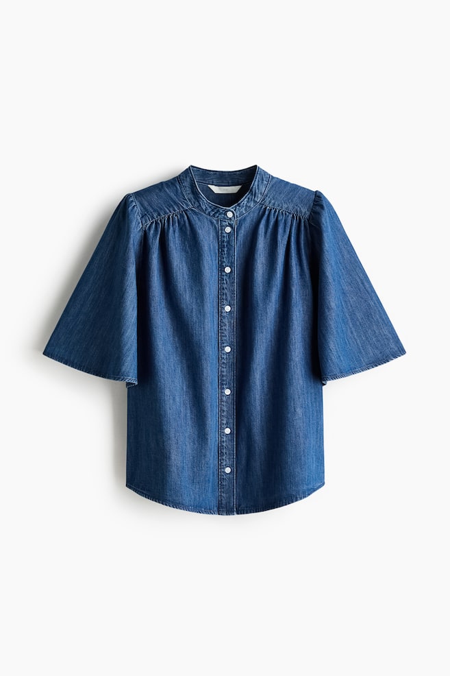 Denim Blouse - Denim blue - 1