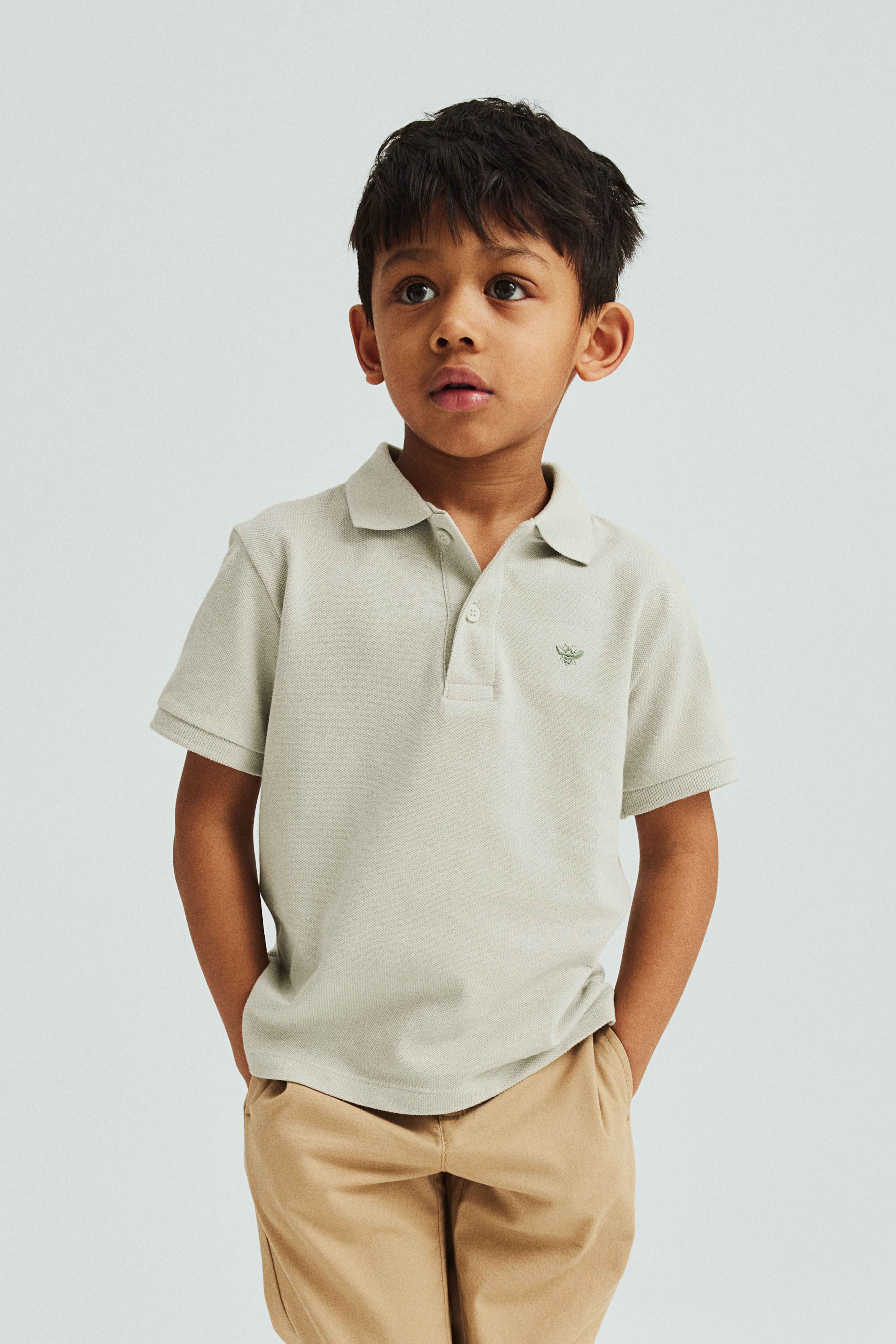 H&m pique polo best sale