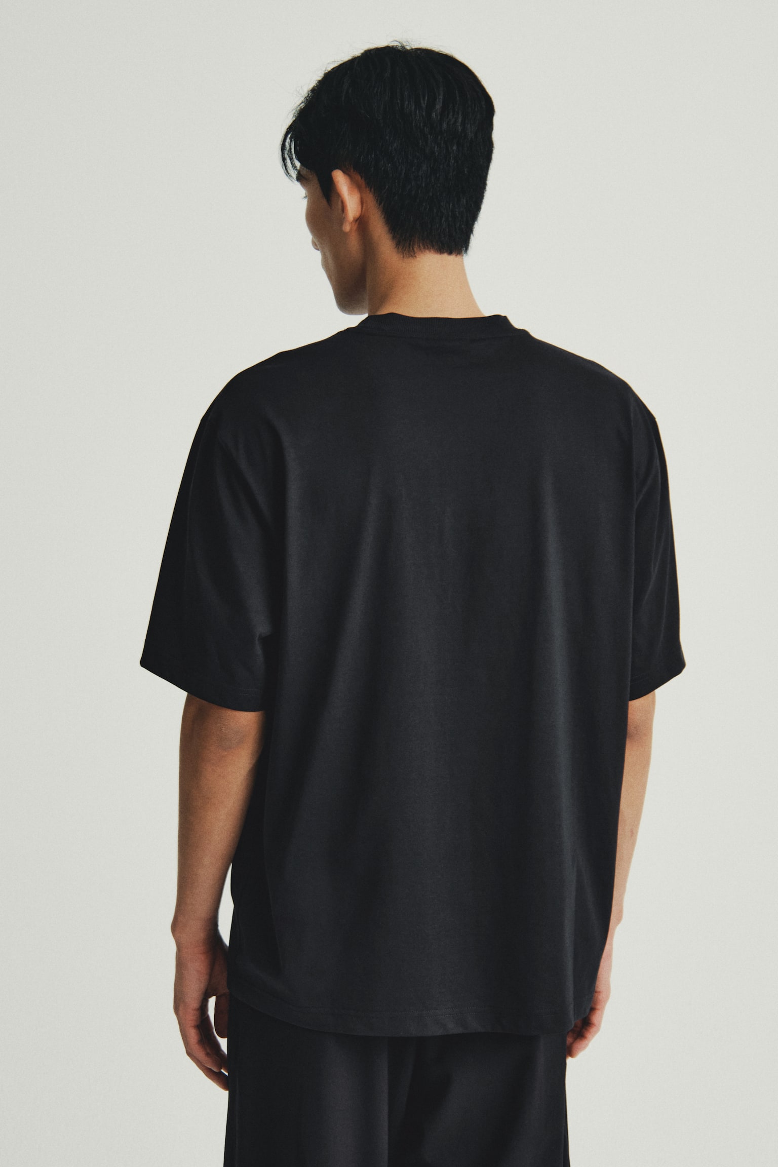 Loose Fit Printed T-shirt - Black/Frozen in Time/White/Tracing Time/Dusty green/Stone Whispers - 4