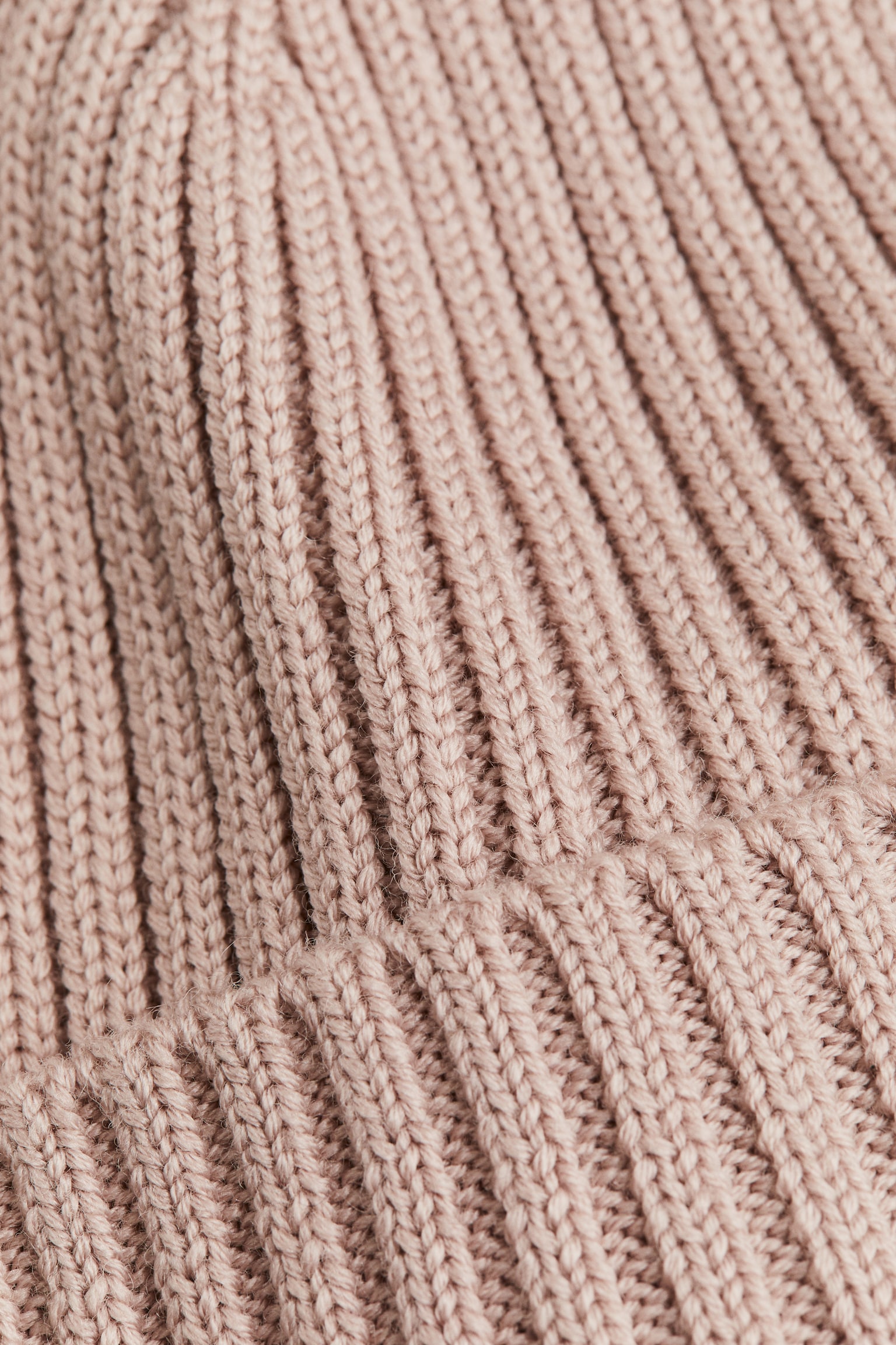 Wool-knit beanie - Beige/Light beige/Brown - 2