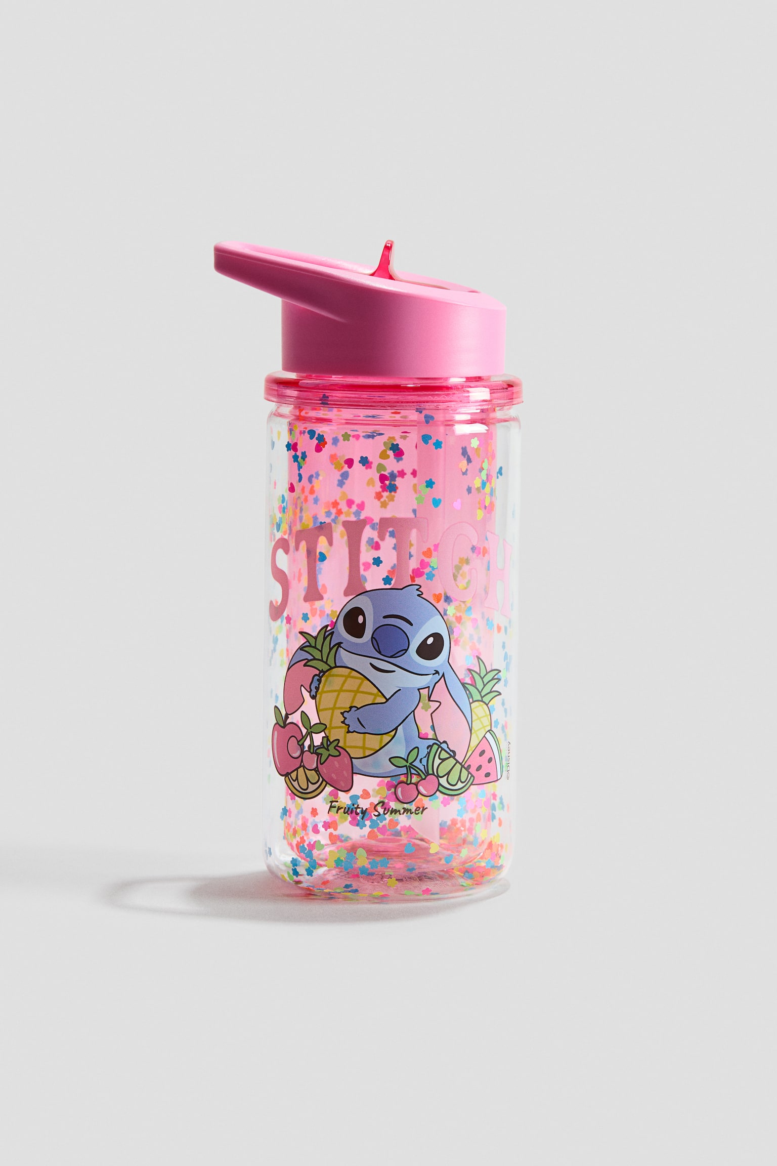 Botella para agua con diseño - Rosa/Lilo & Stitch