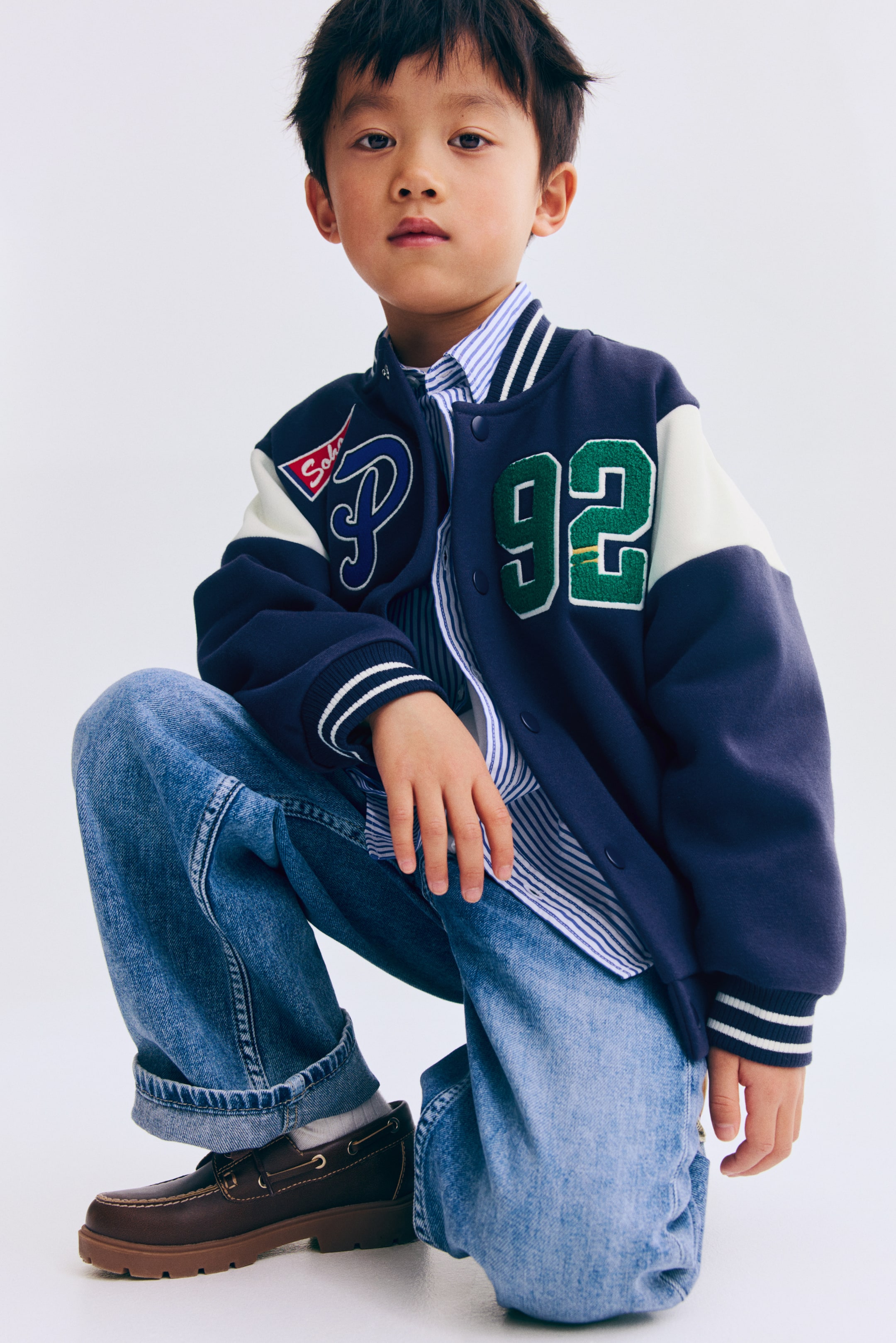 Veste de baseball avec motifs