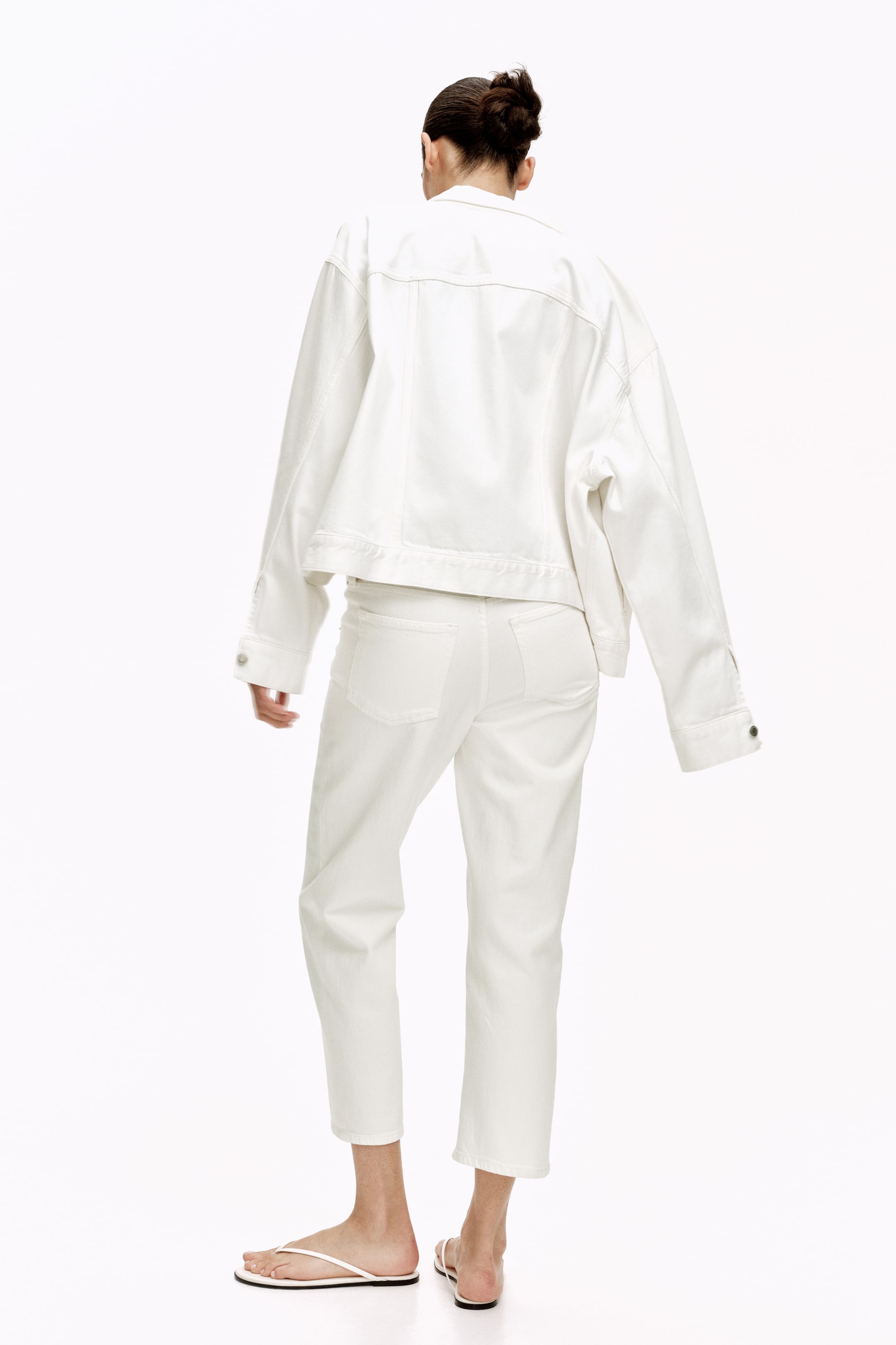 MAMA Straight Ankle Jeans