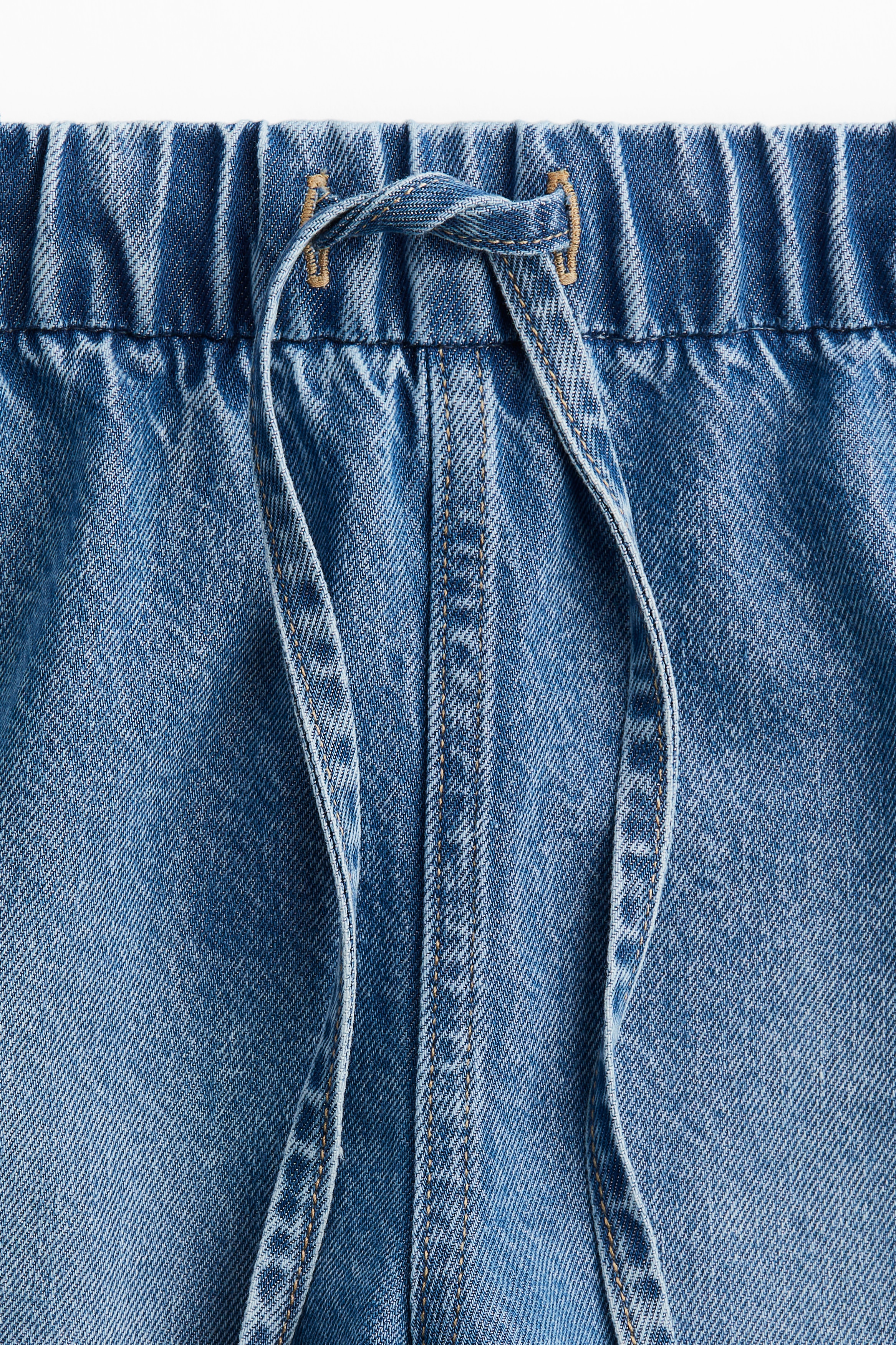 Denim joggers