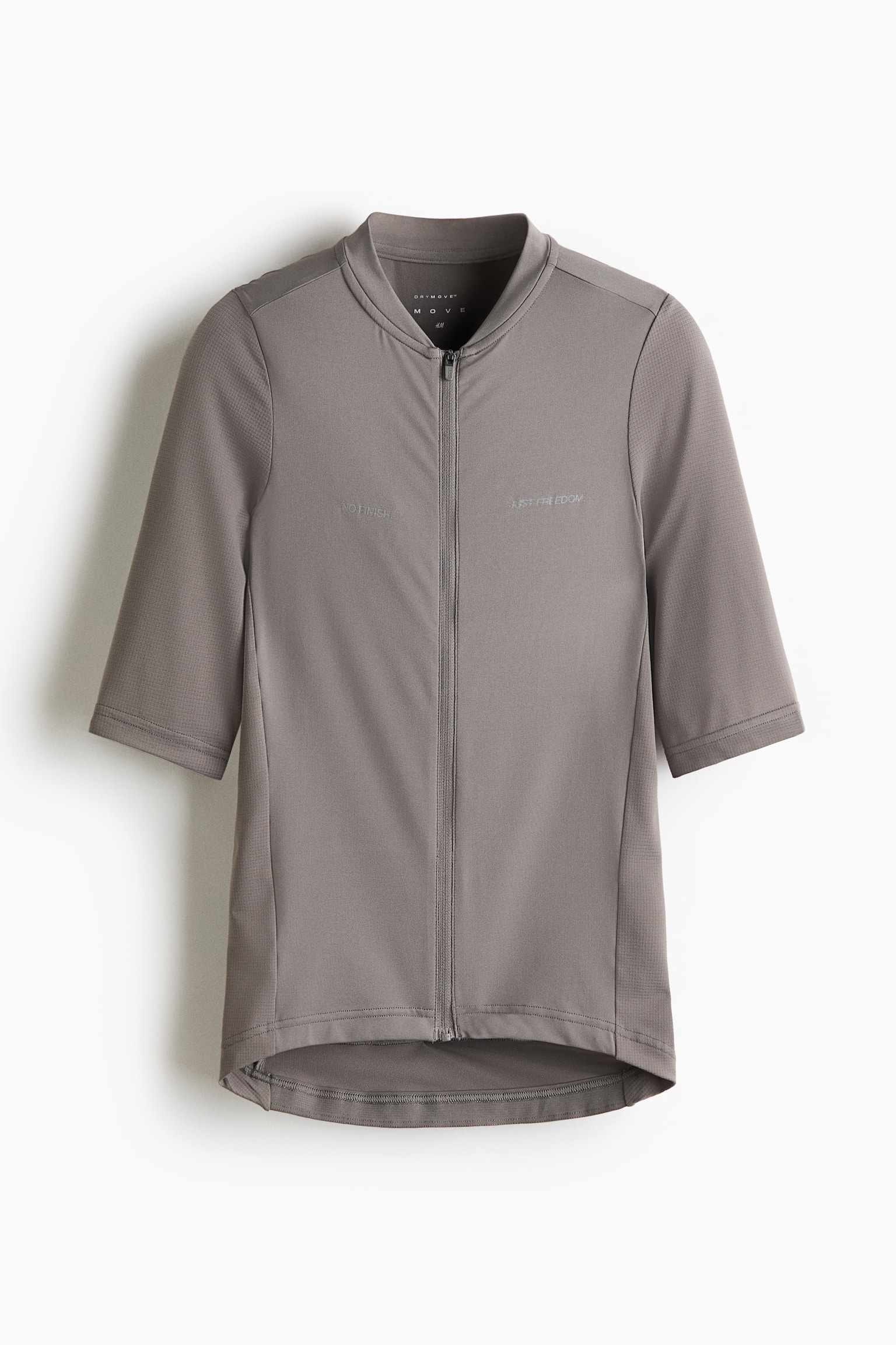 Radler-T-Shirt mit DryMove™ in Muscle Fit-Grau - 2