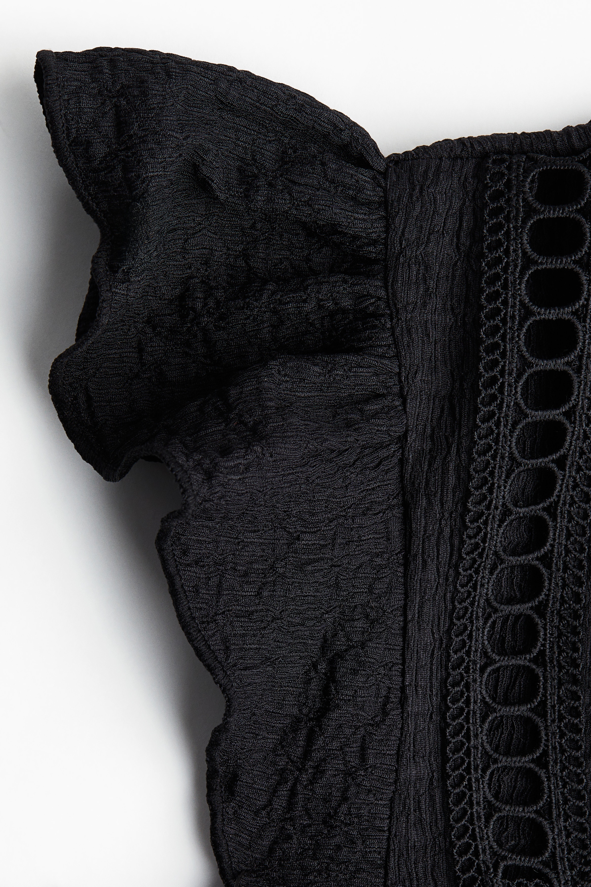 Textured jersey top