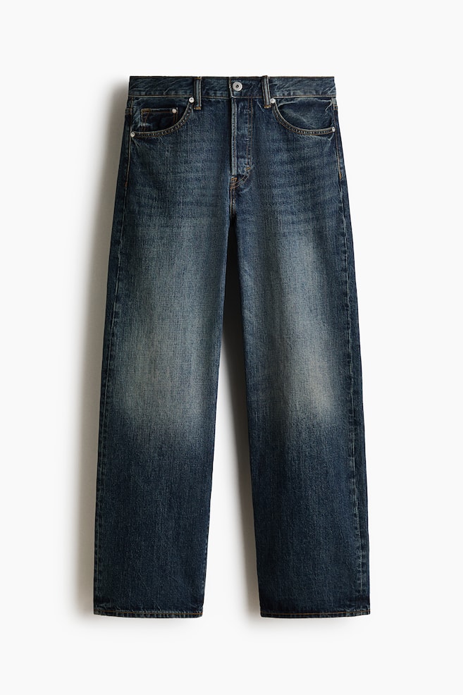 Loose Jeans - Dark denim blue/Denim black/Dark brown/Denim gray/Denim blue/Washed denim blue/Washed dark denim blue/Light denim blue - 1