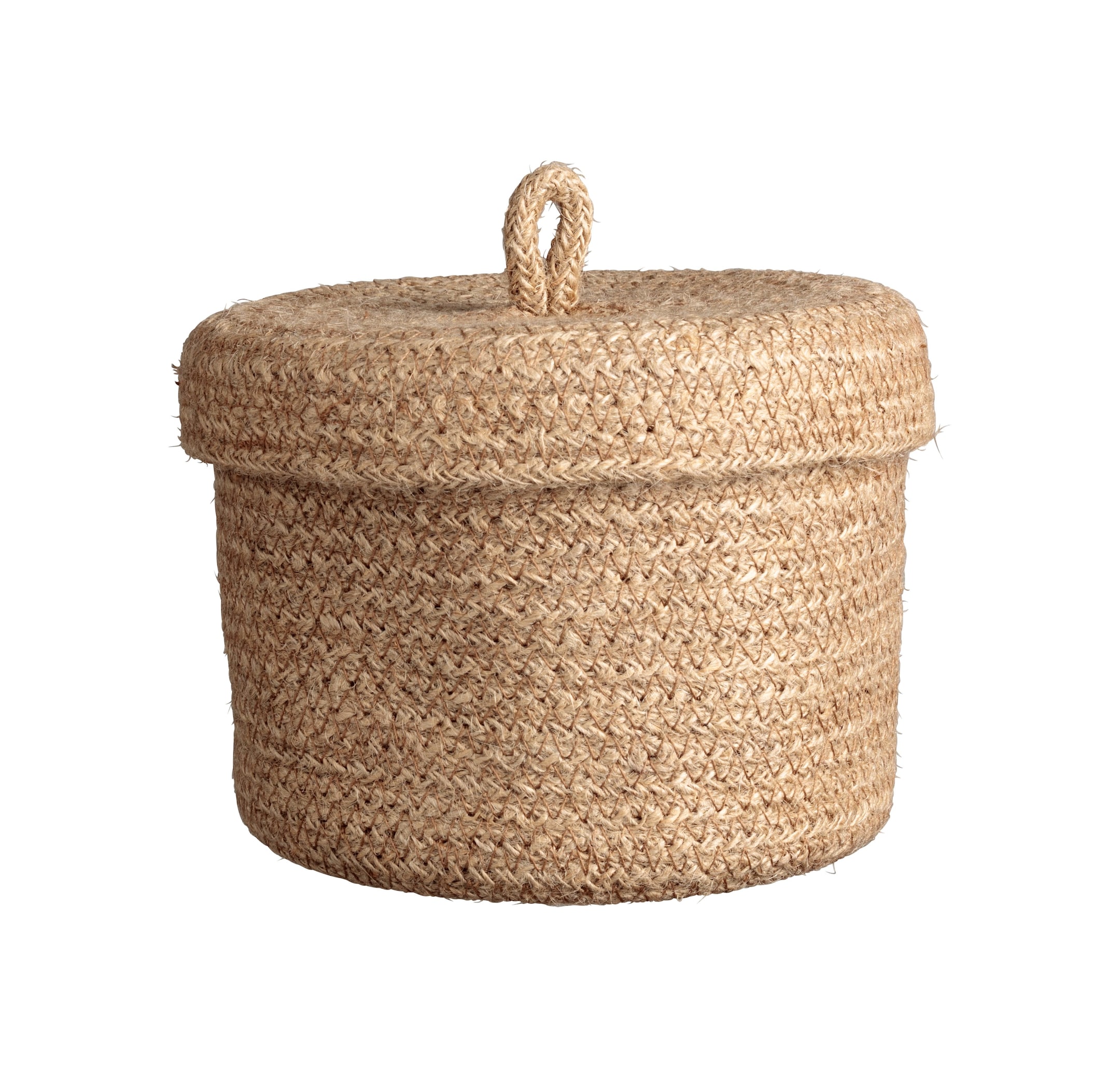 View larger image: Small braided jute basket - Natural - Home All | H&M CA 1