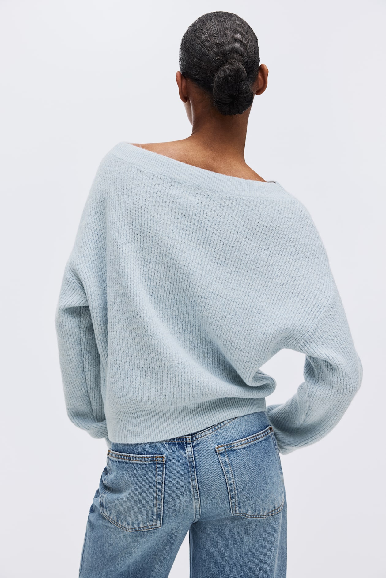 Oversized Boat-Neck Sweater - image 5