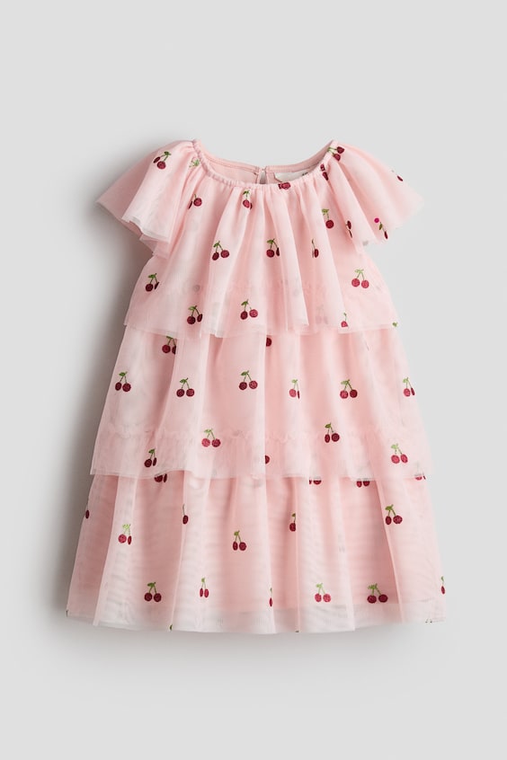 Детские платья H&M Glittery-Print Dress