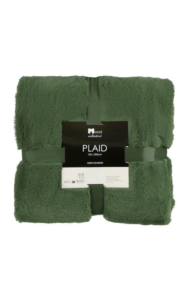 Plaid En Polaire - Brun Foncé/Beige - 1
