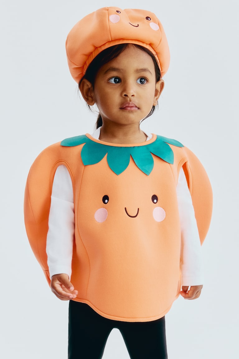 Ensemble Capuche Pantalon Rayé Déguisement Bébé Citrouille Halloween Ensemble Capuche Pantalon Rayé Déguisement Bébé Citrouille Halloween
