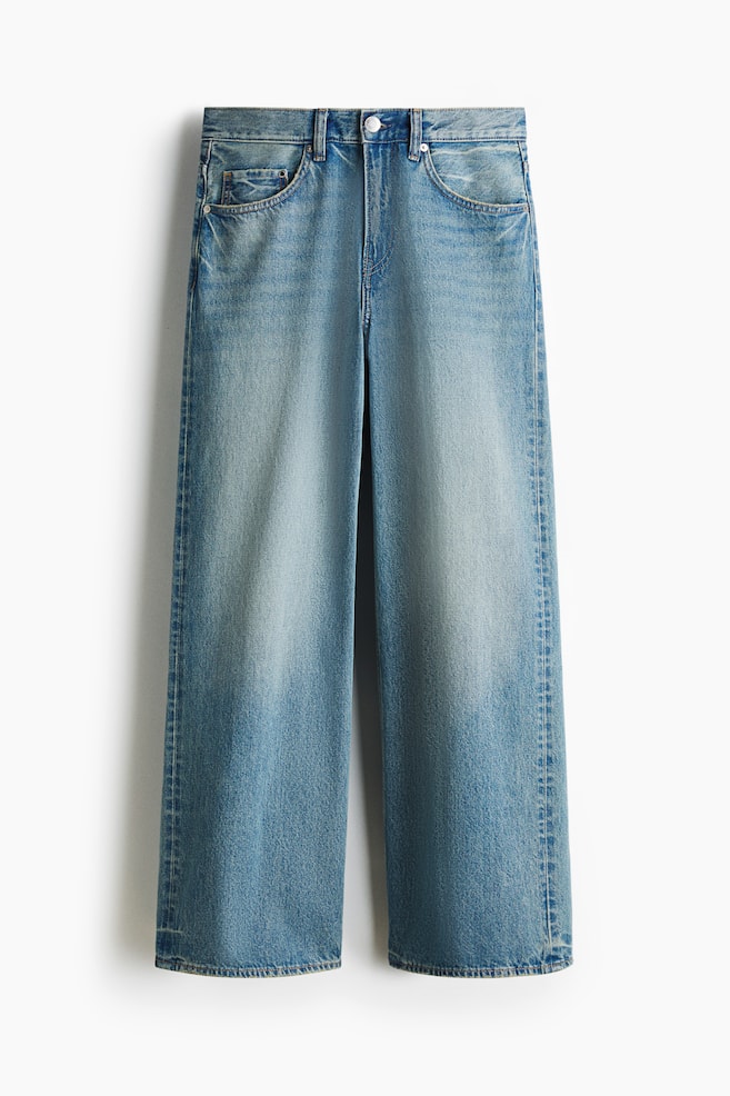Wide-Leg Jeans - Light denim blue/Dark denim blue/Denim gray - 1