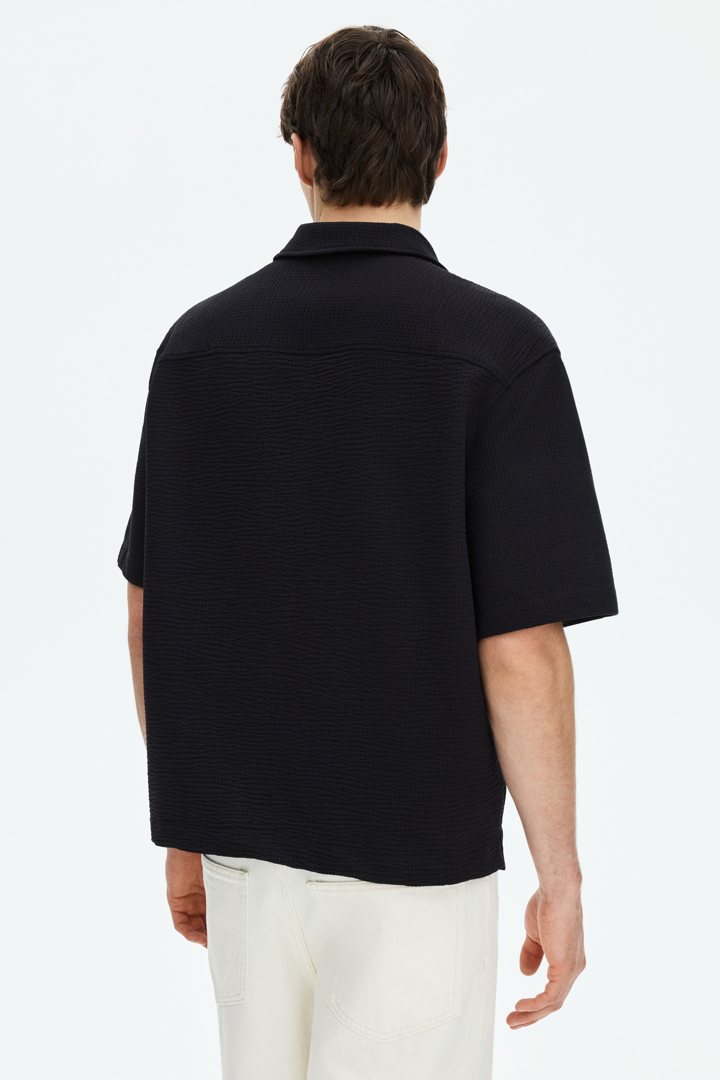 Relaxed Fit Waffled resort shirt
