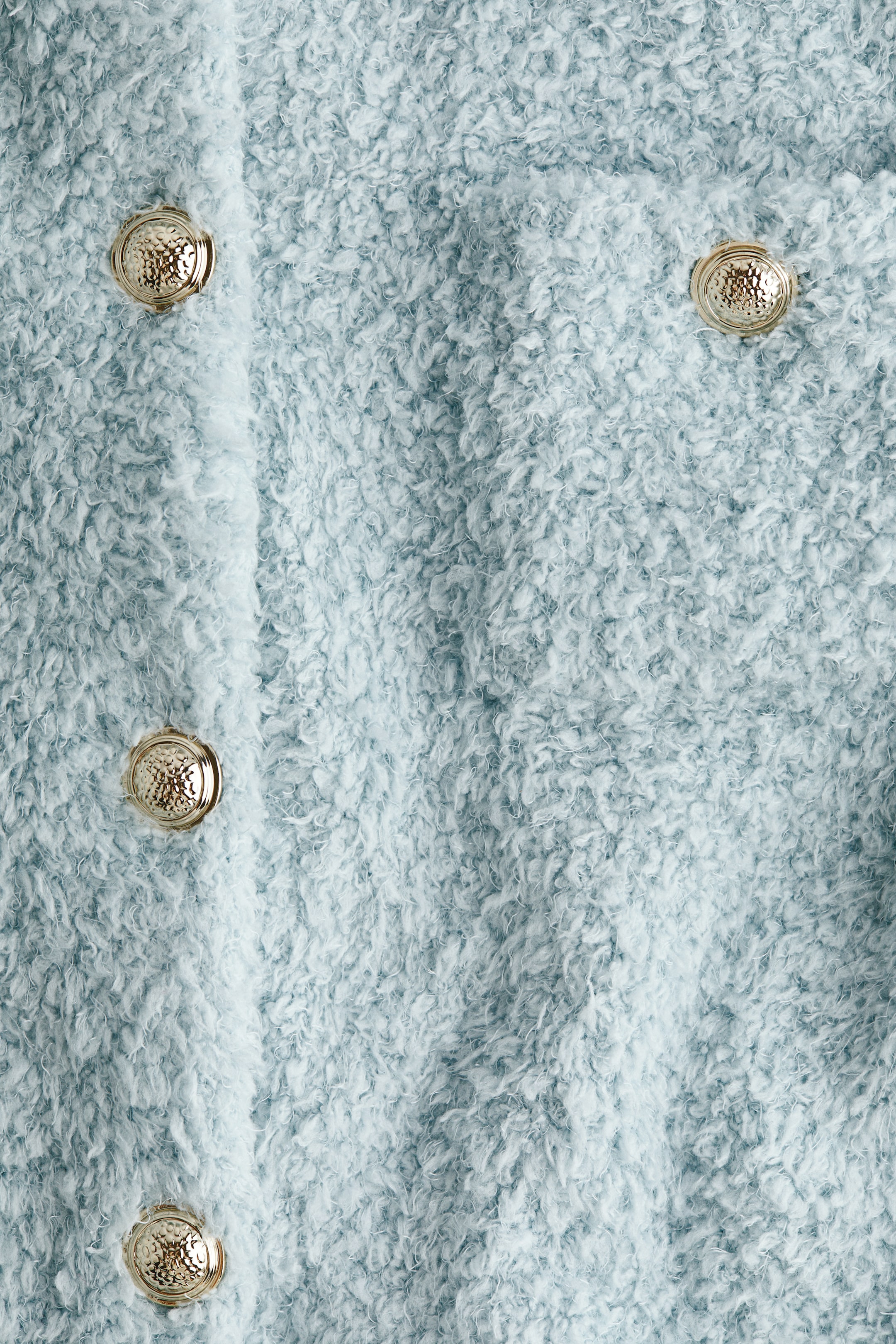 Prikaži veću sliku: Tedi džemper na kopčanje kratkih rukava - Svetlotirkizna - Ladies | H&M RS 6