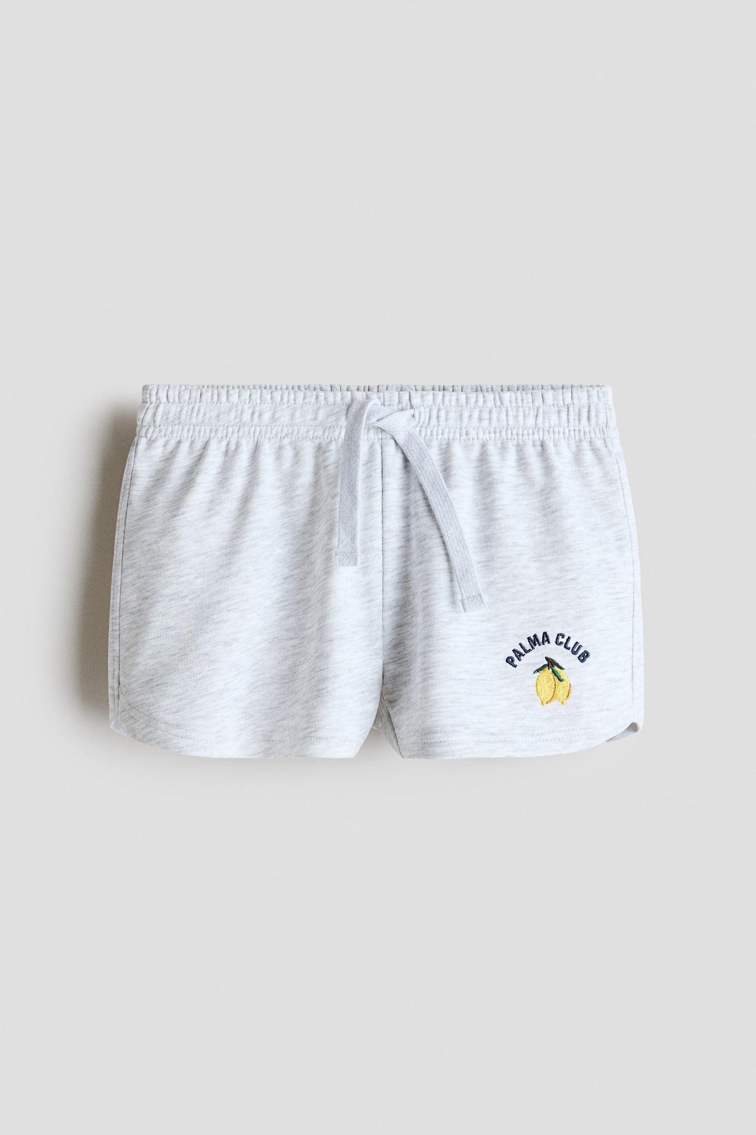 Sweatshort met motief - Grijs gemêleerd/Palma club