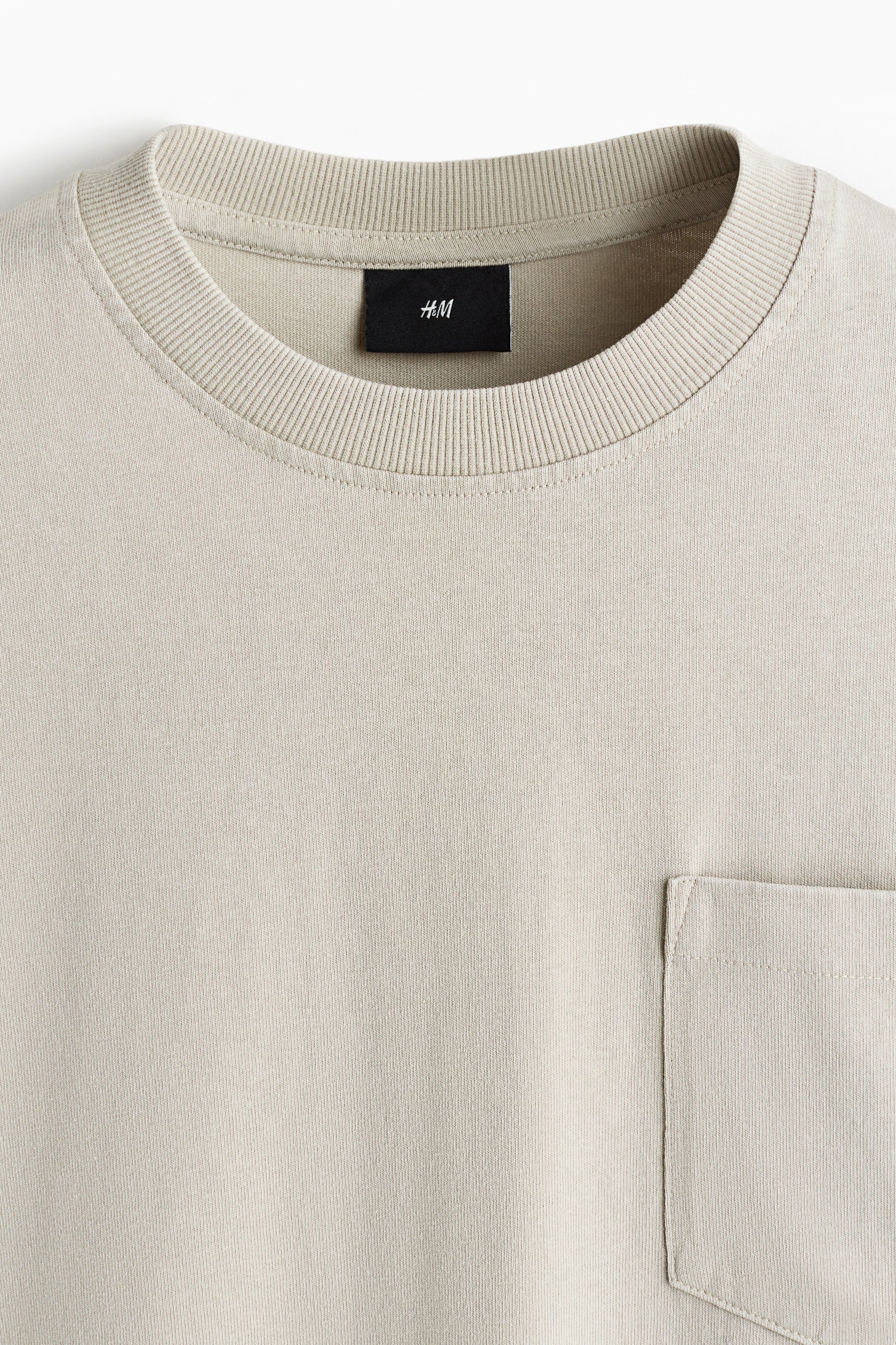 Xem ảnh lớn hơn: Áo dài tay Loose Fit - Màu be - Men | H&M VN 2