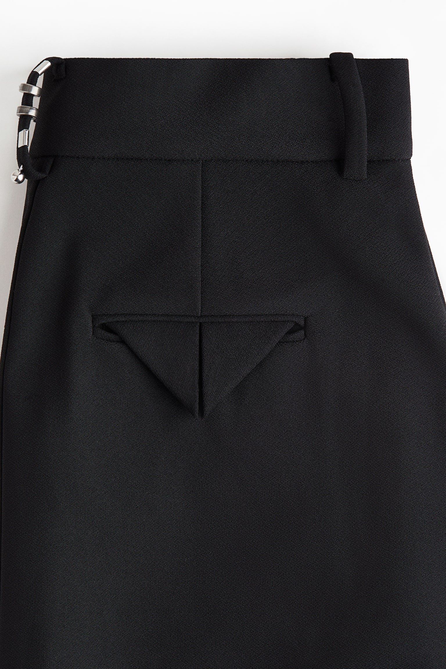 Rivet-detail pencil skirt - Black - 6