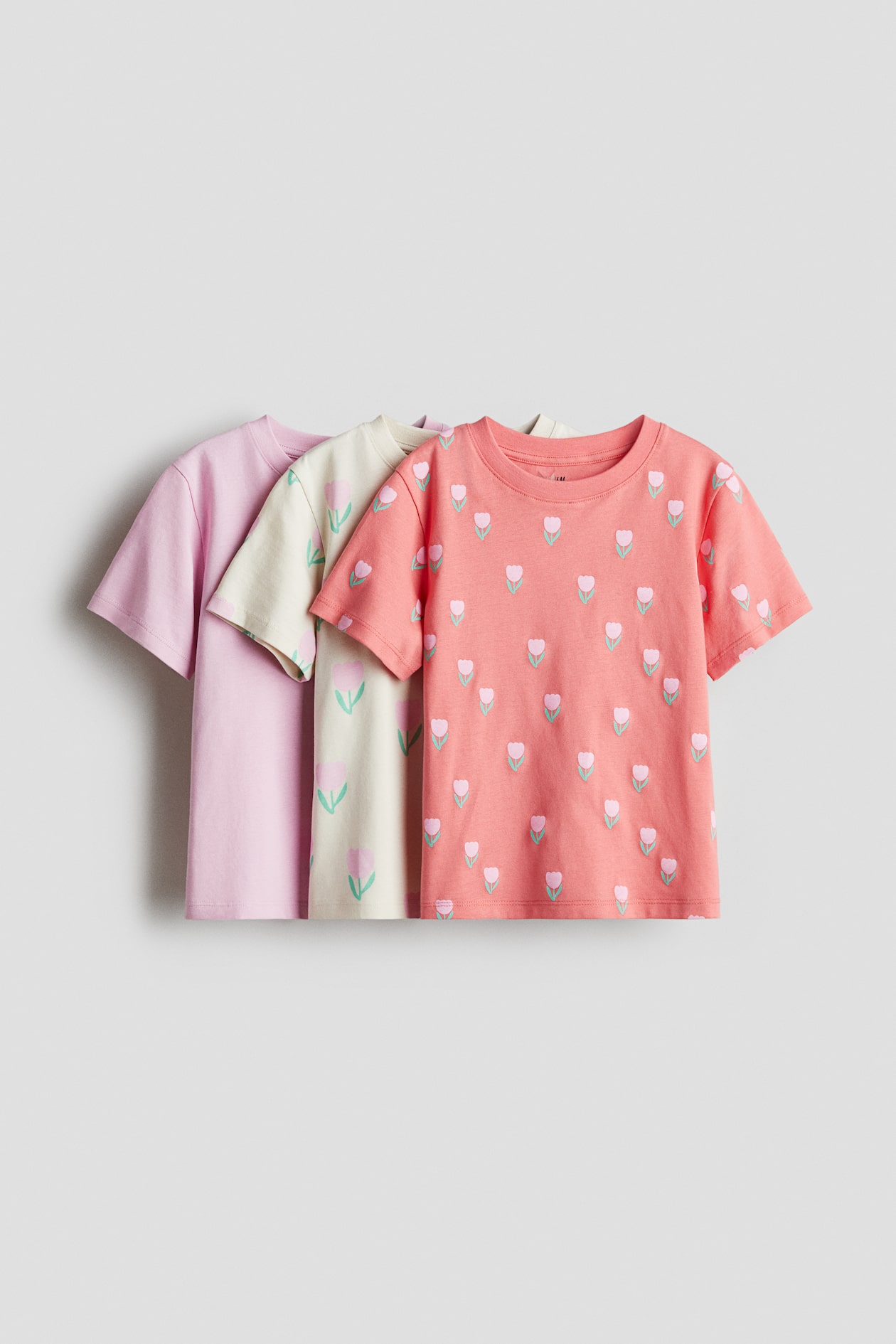 Haut Rose à Fleurs Next Pour Fille 12 Ans - Manches Courtes - Occasion Très Bon état - Fabriqué En Tunisie