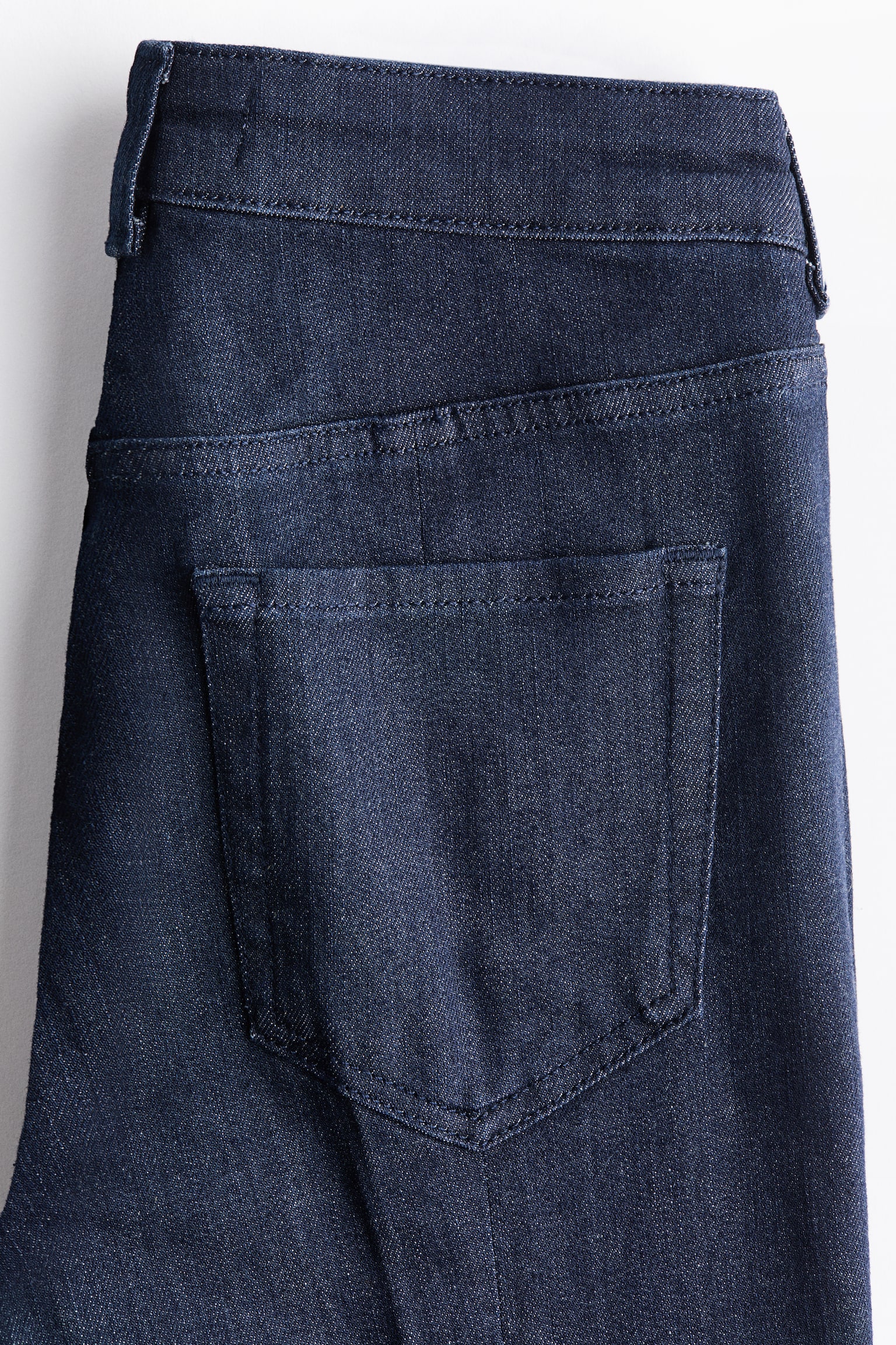 Slim Straight High Waist Jeans - Dark denim blue - 5