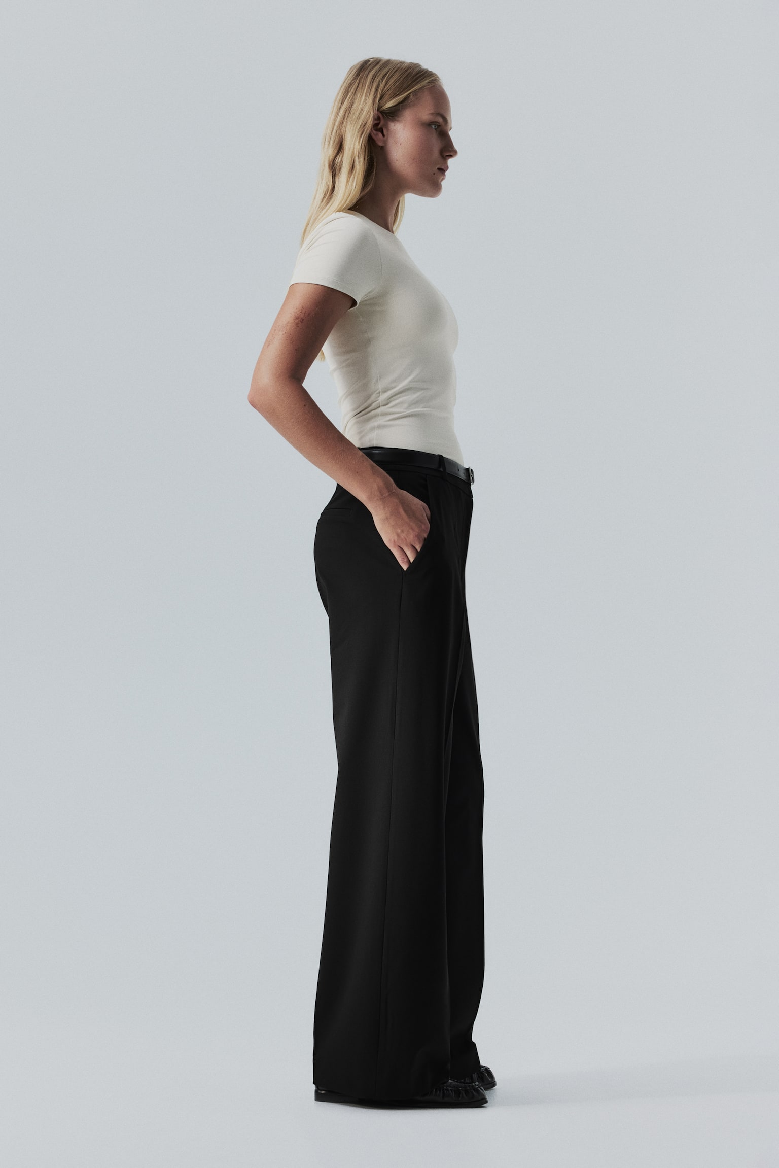 Póló Sculpting Slim Fit - Krémszínű/Fekete/Világosbézs - 6