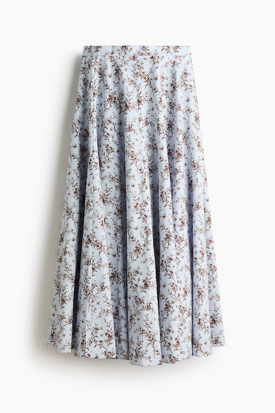 Женские юбки H&M Cotton Poplin Skirt