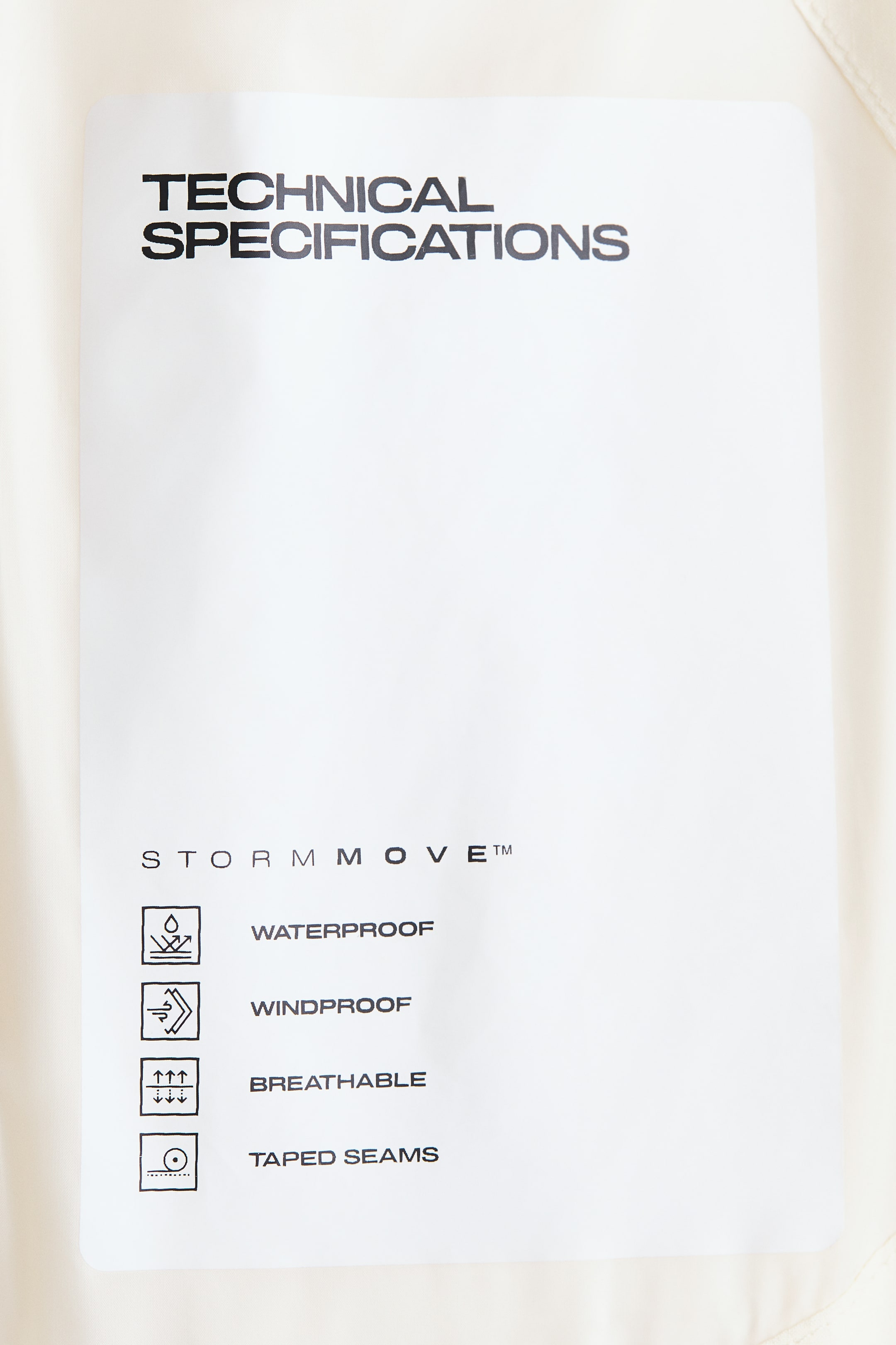Женские куртки H&M Sports Rain Jacket — фото 7